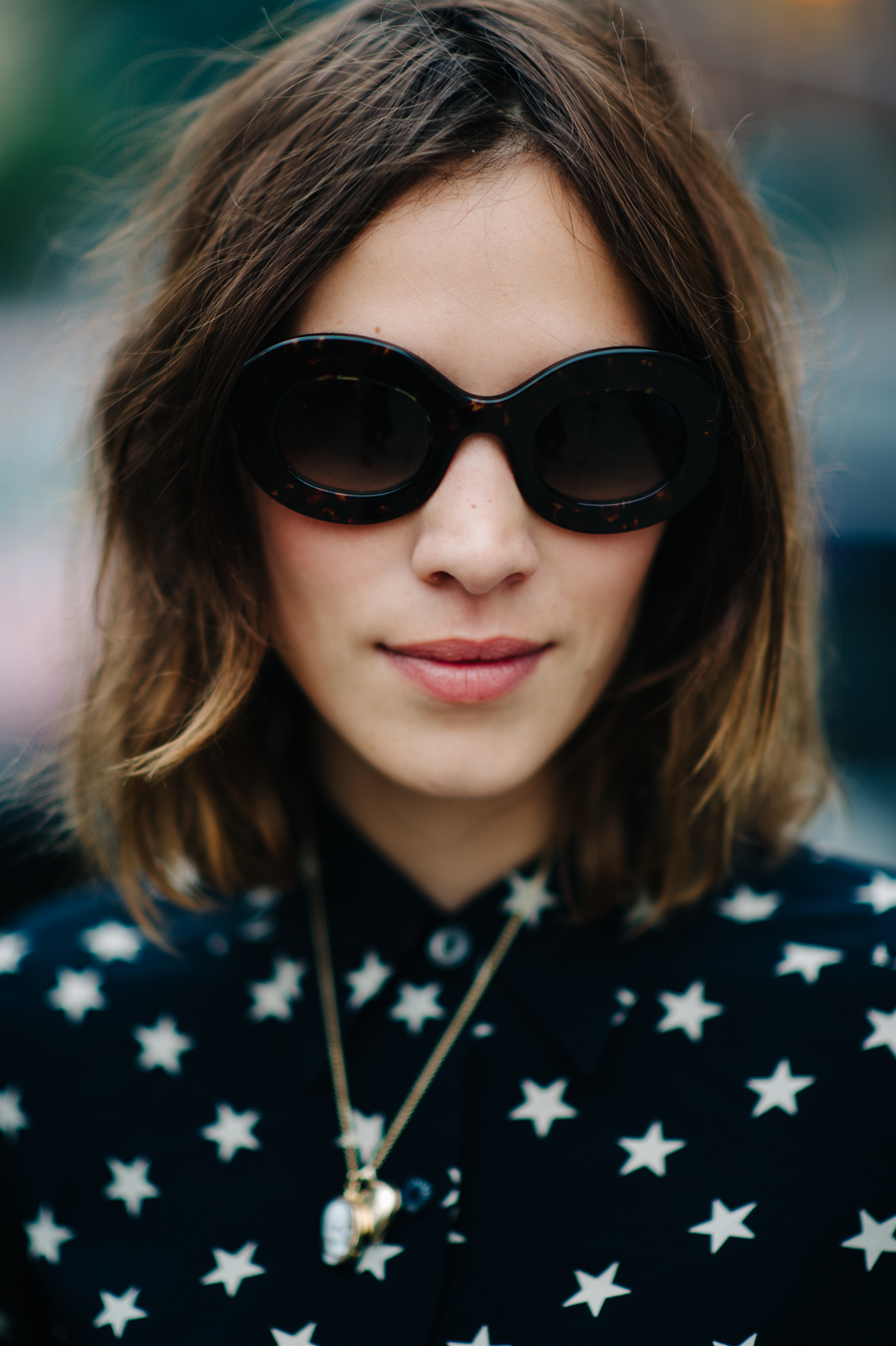 British fashion model and critic portrait