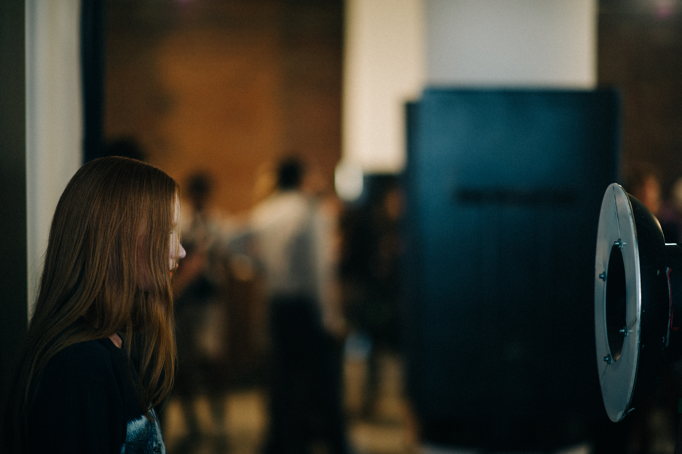Girl has her photo taken before show