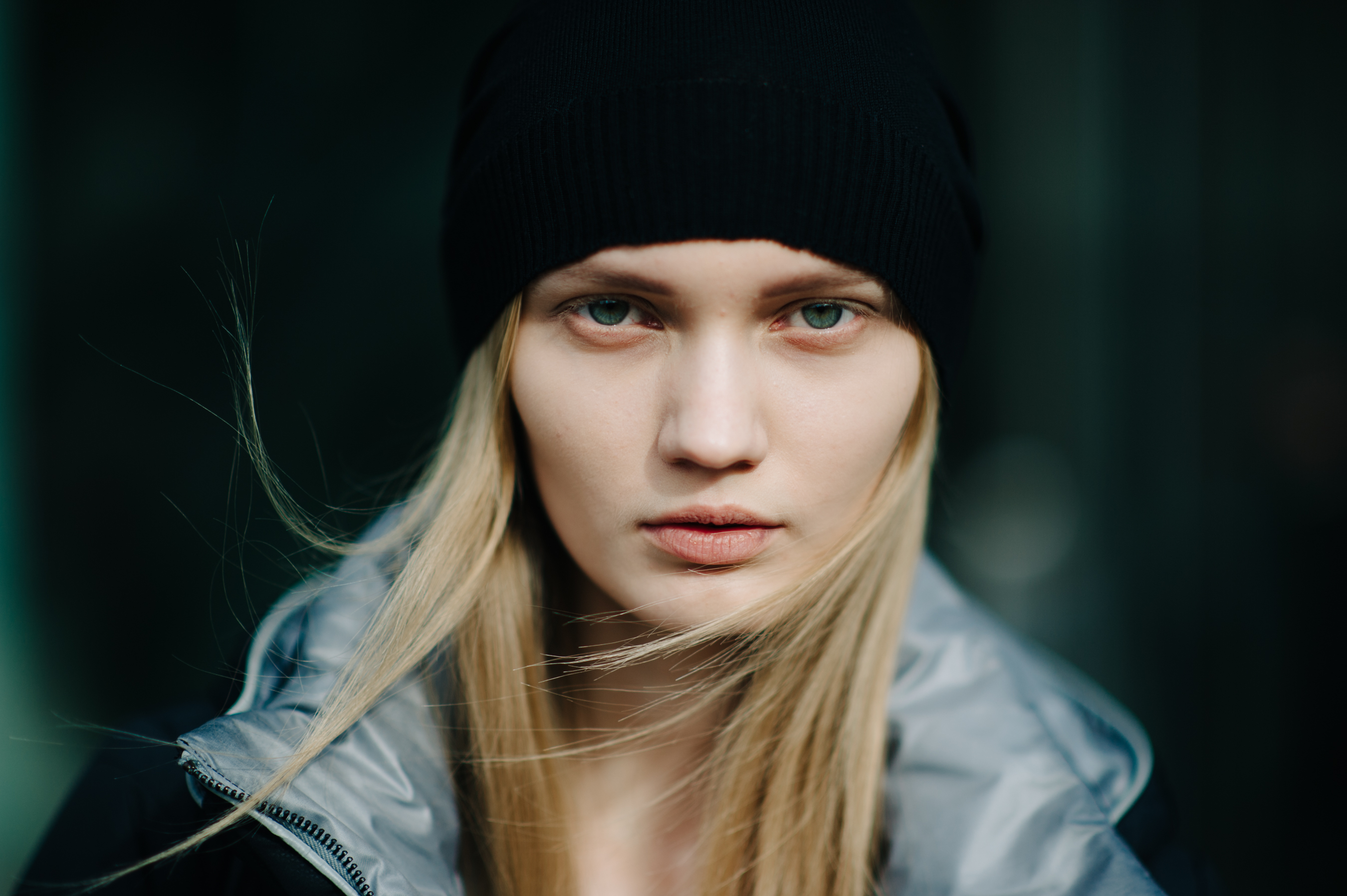 Portrait of a Russia blonde model