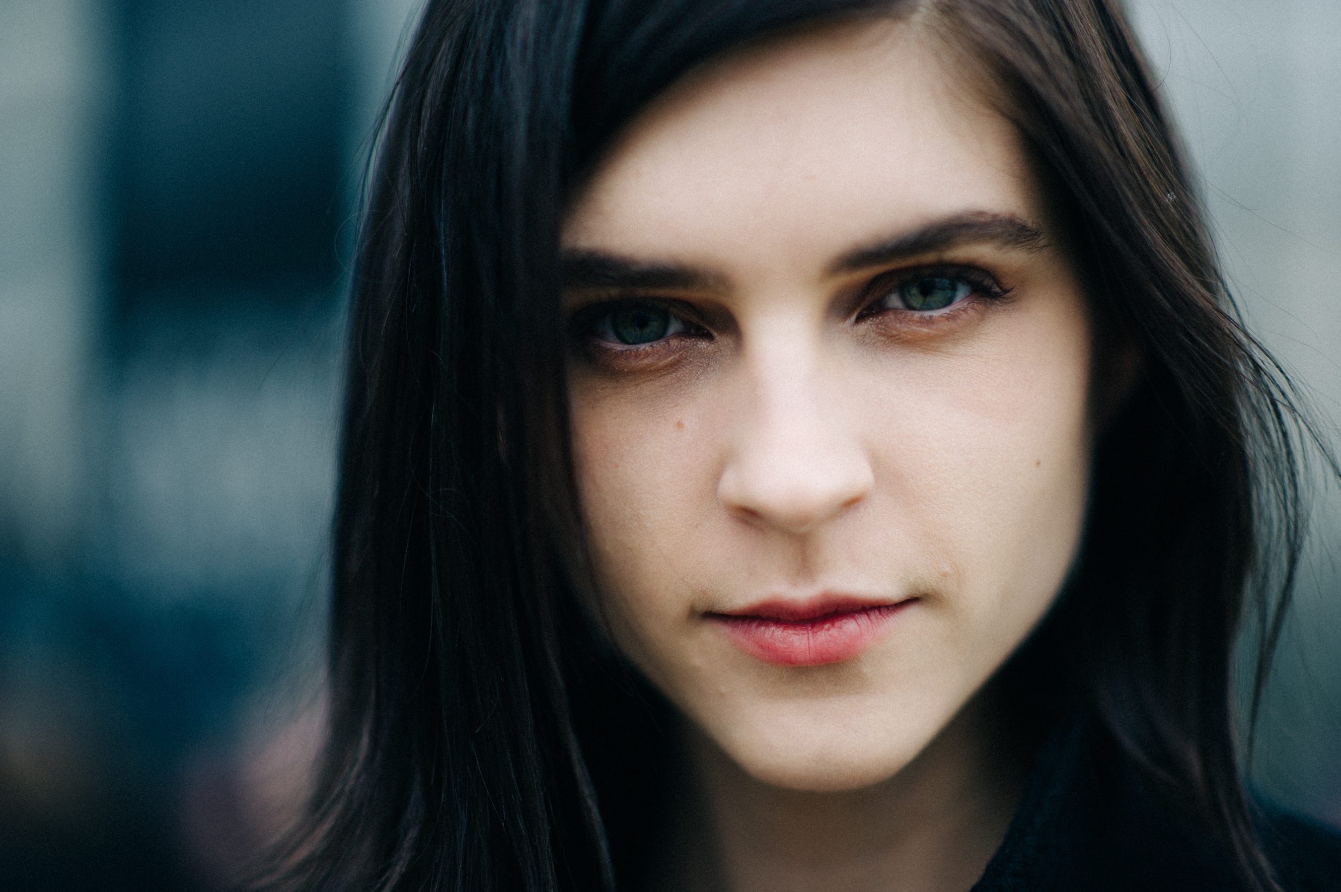 Portrait of American model