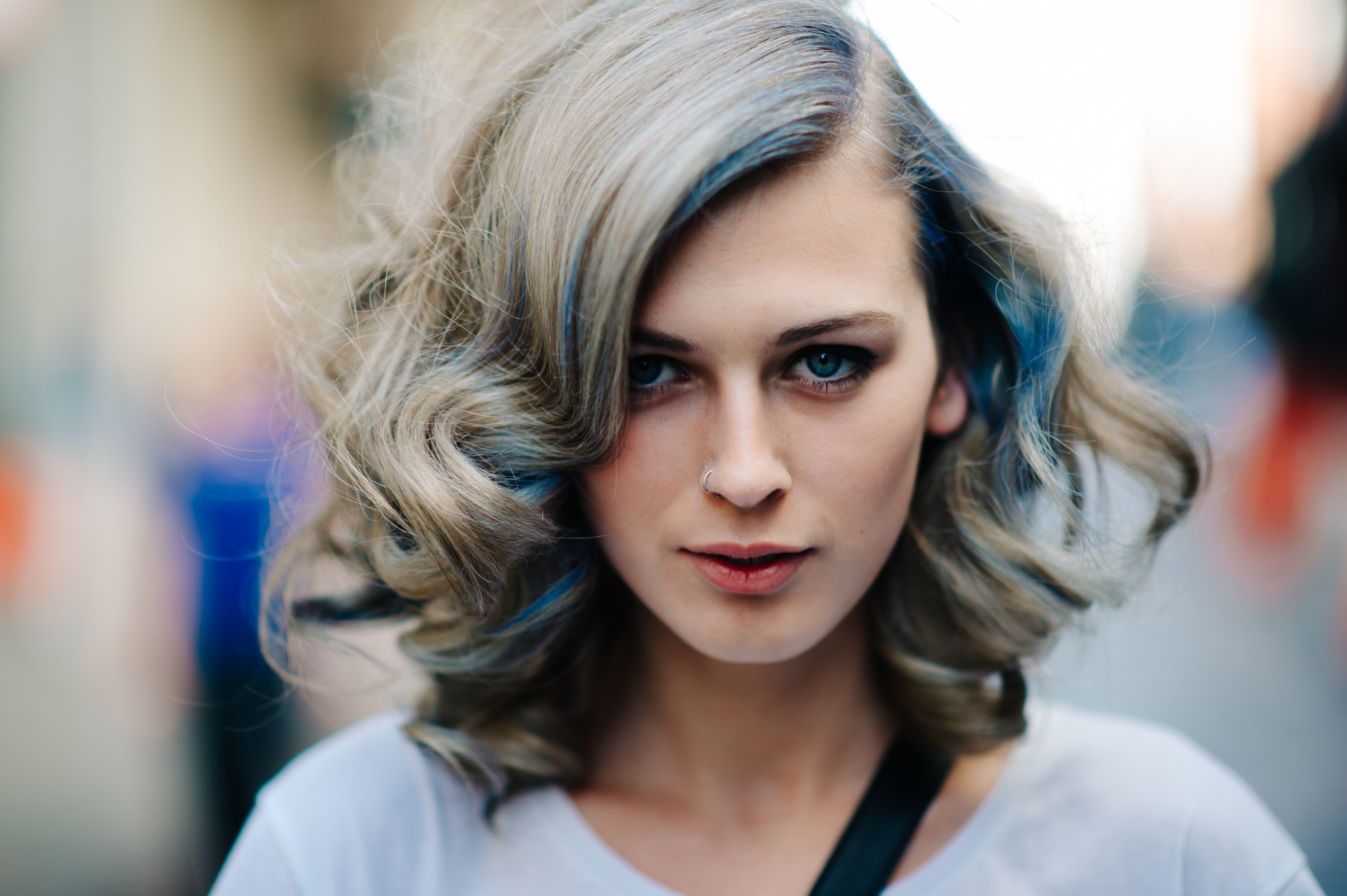 Portrait-Blue-Grey-Hair-Model