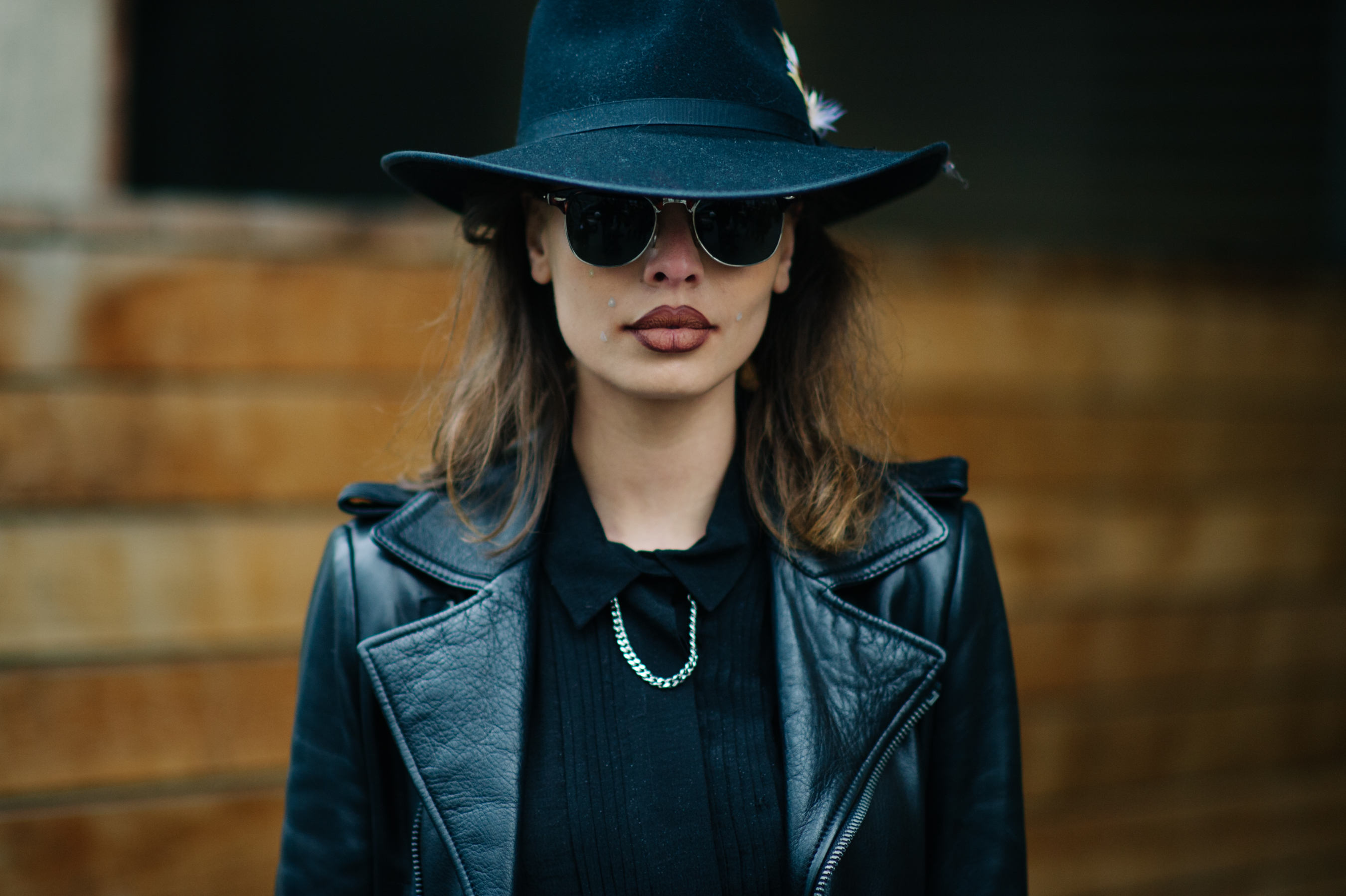 Model-In-Hat-And-Sunglasses