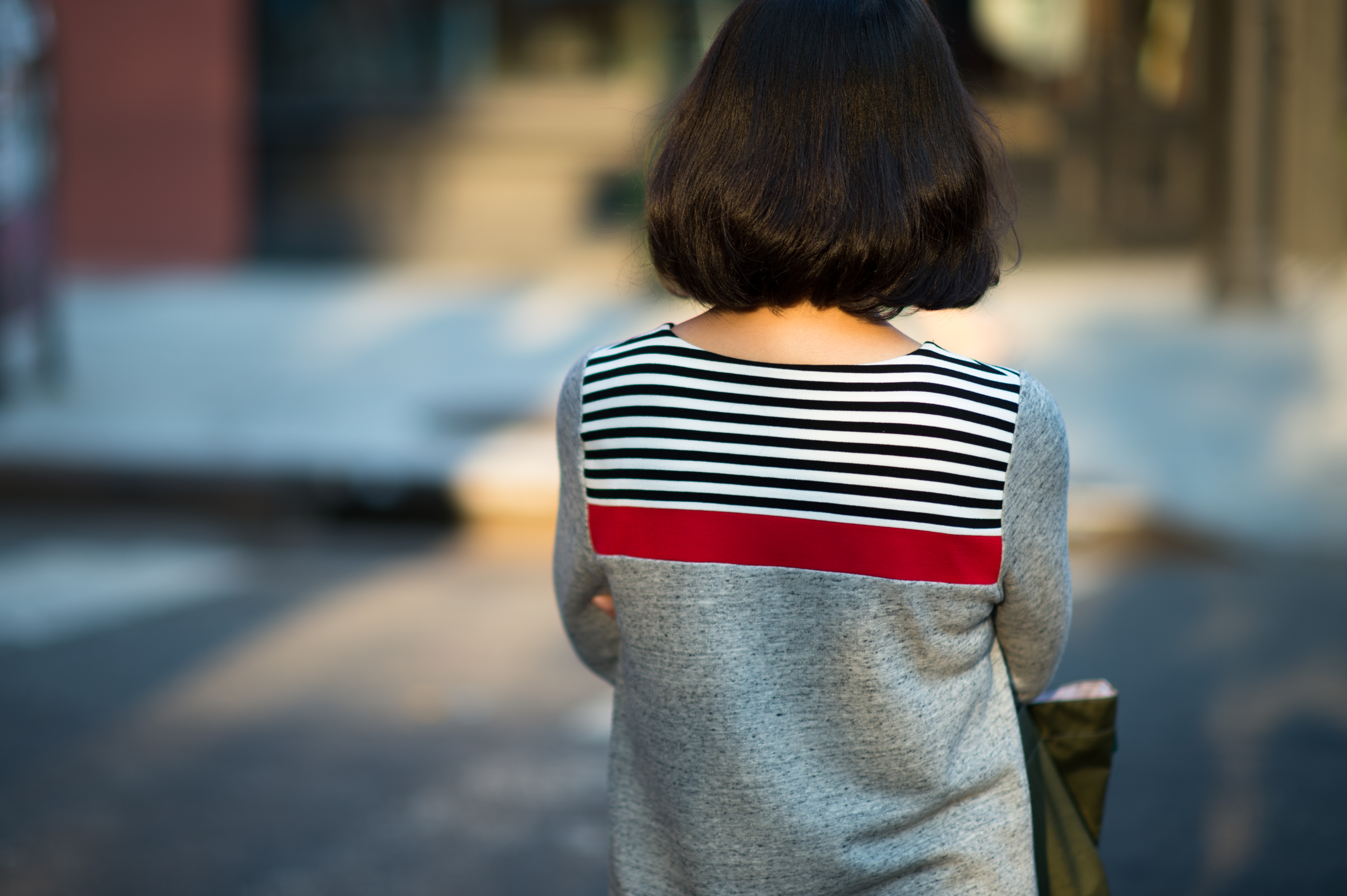 Striped-Jumper-Asian-Woman-NYC