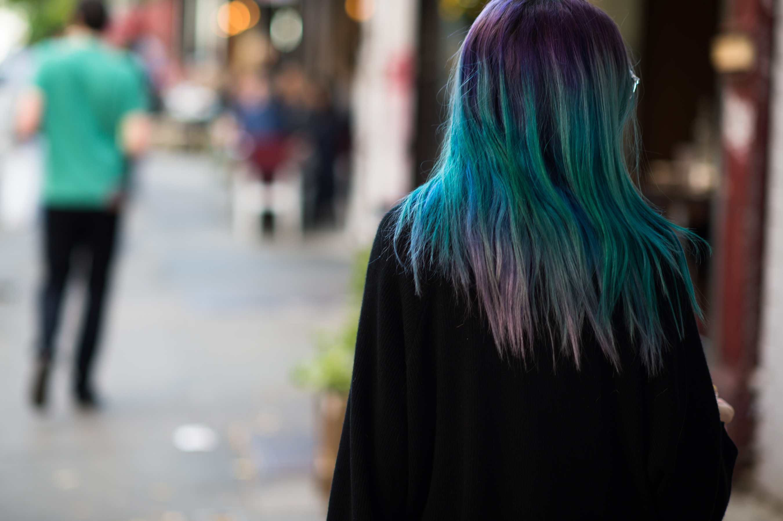 Turquoise-Lavender-Purple-Dyed-Hair