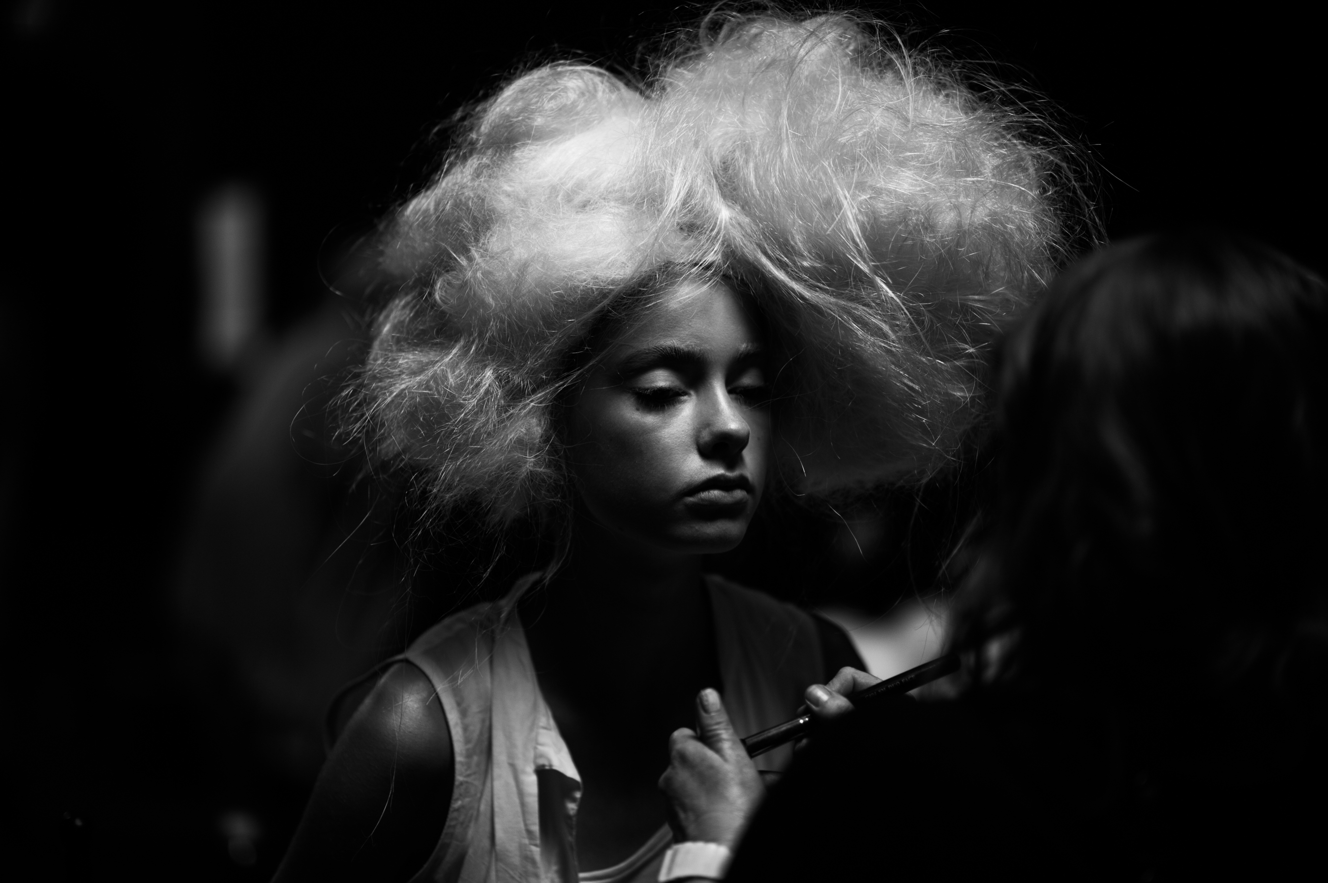 Danish-Model-Backstage-Fashion-Show