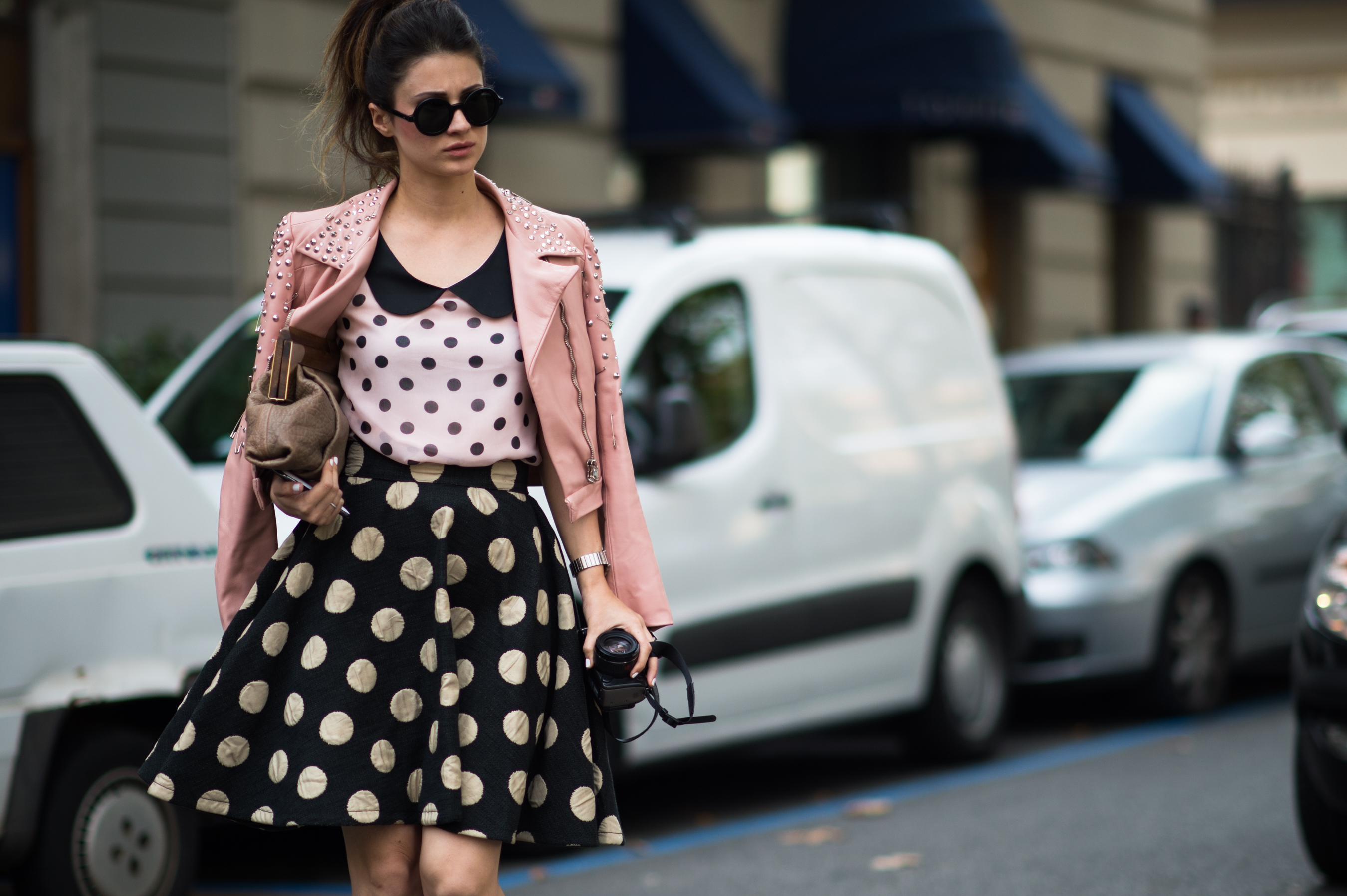 Polka-Dots-Crossing-Street-Style