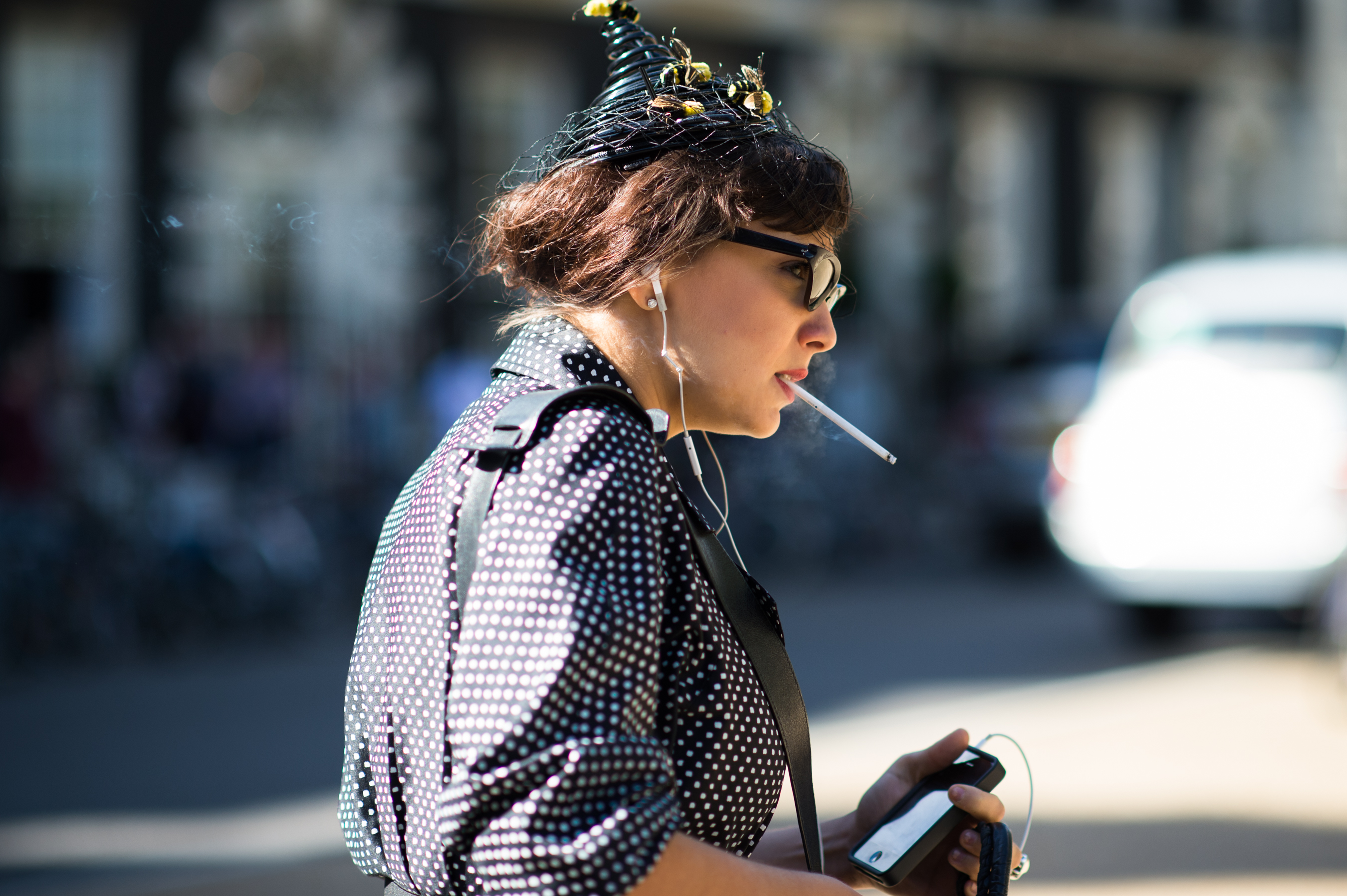 Woman-Smoking-Cigarette-Fashion-Week