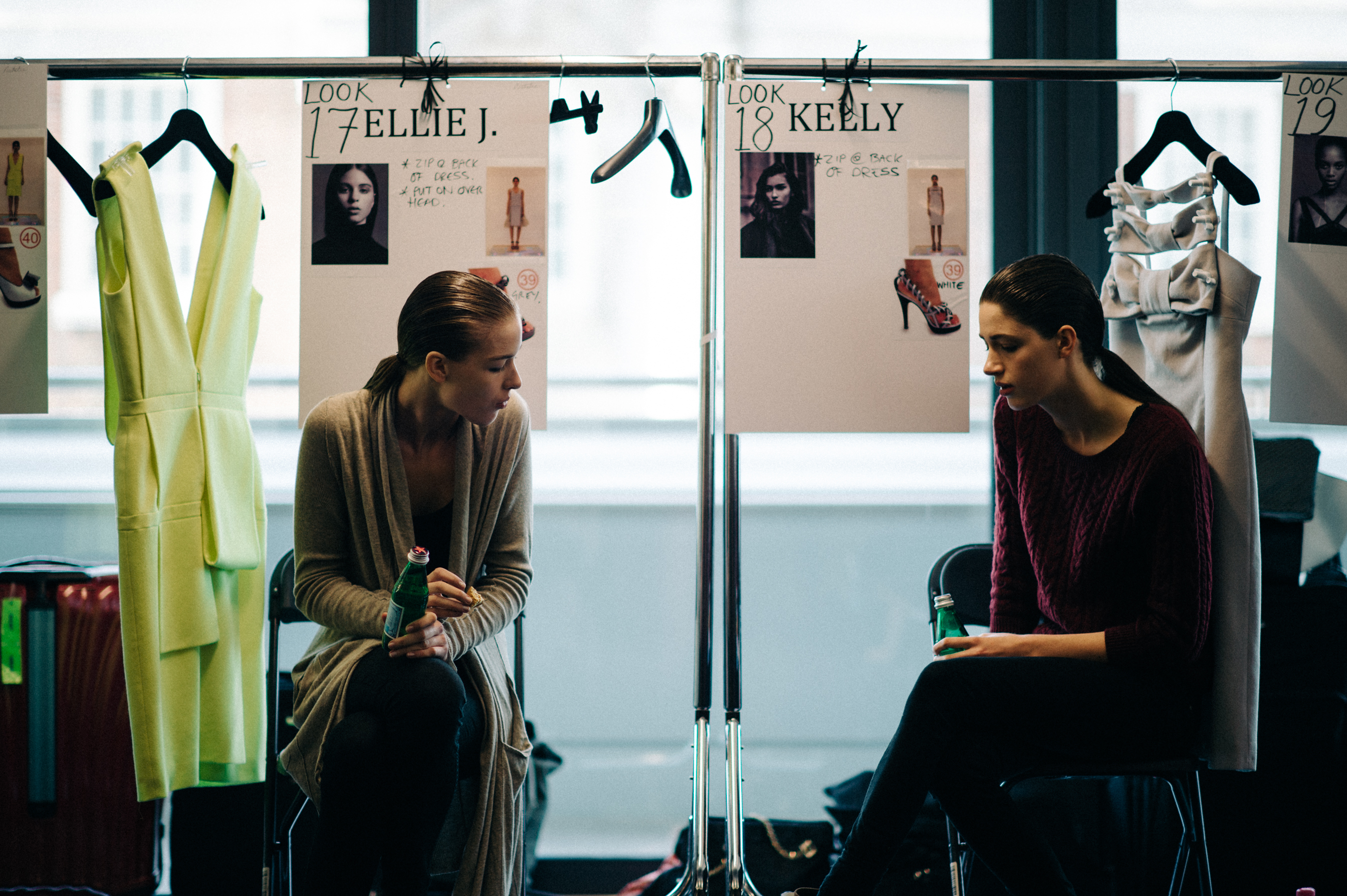 Two-Models-Backstage-Before-Show
