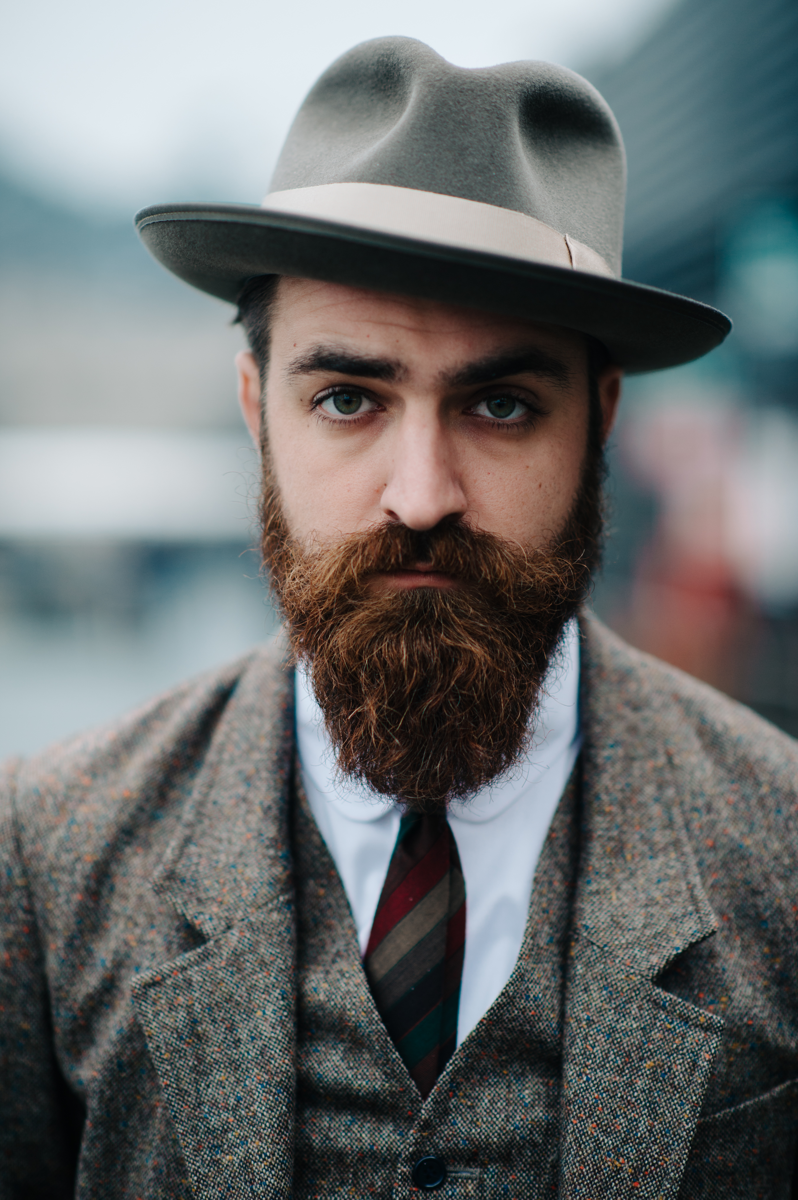 Man-Hat-Beard-Suit-Portrait