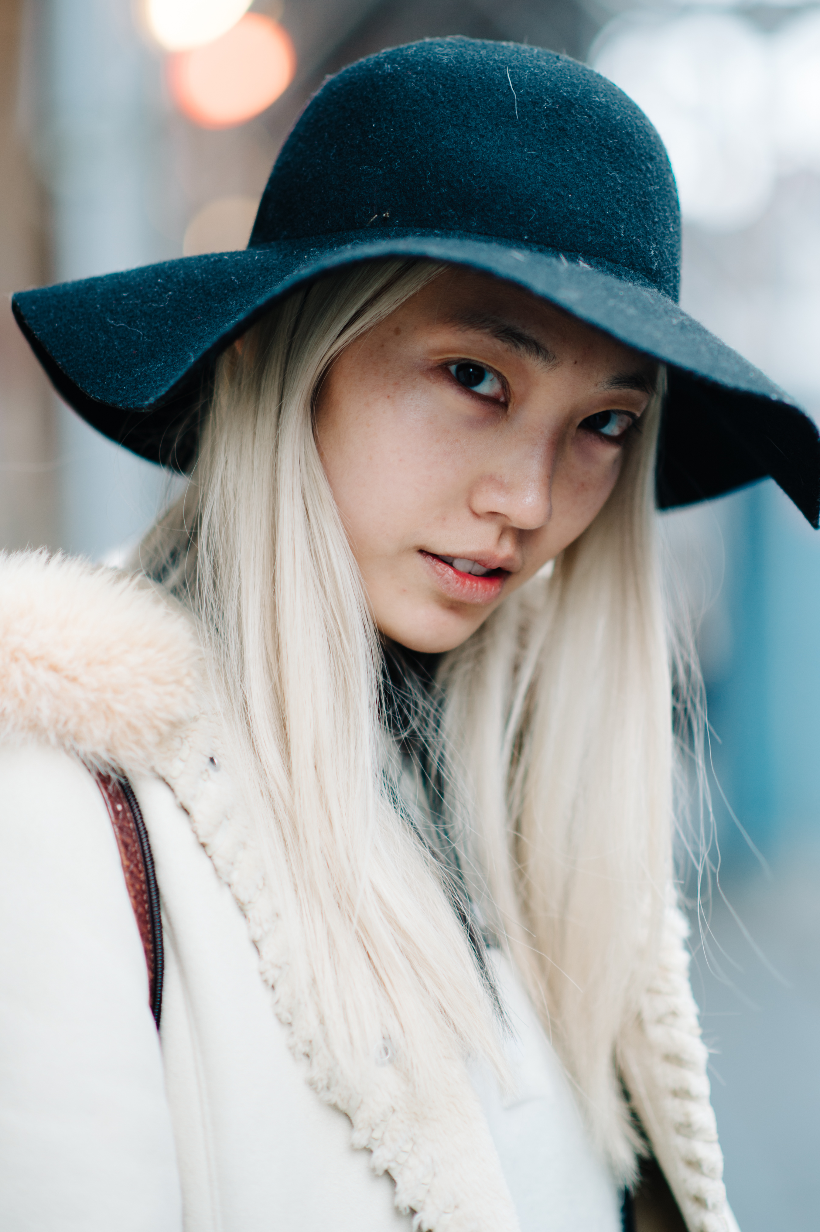 Korean-American-Blonde-Asian-Model
