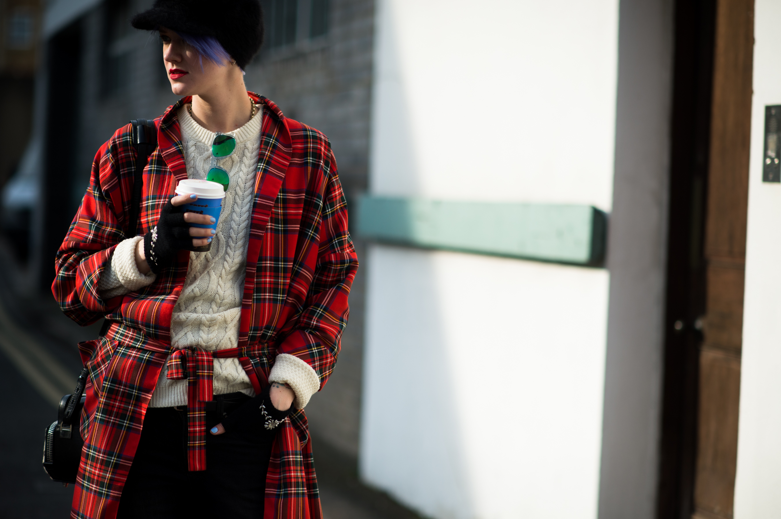 Norwegian-Girl-Purple-Hair-Tartan