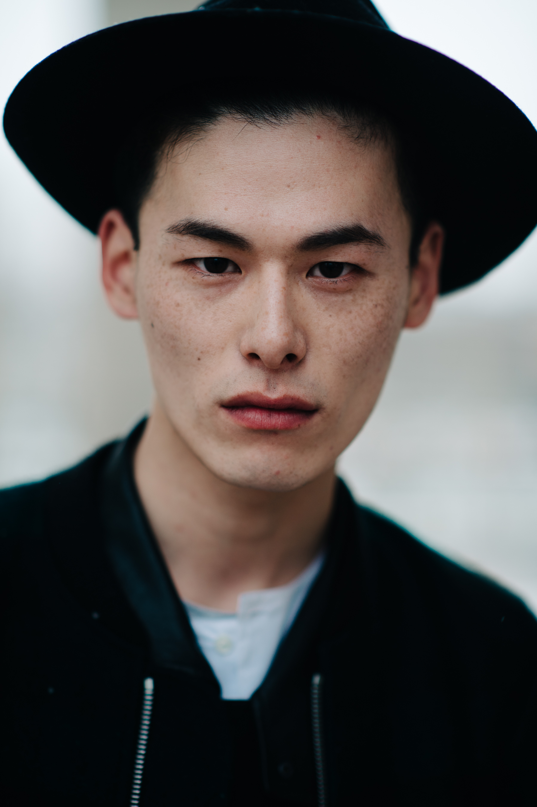 Portrait of a man wearing hat