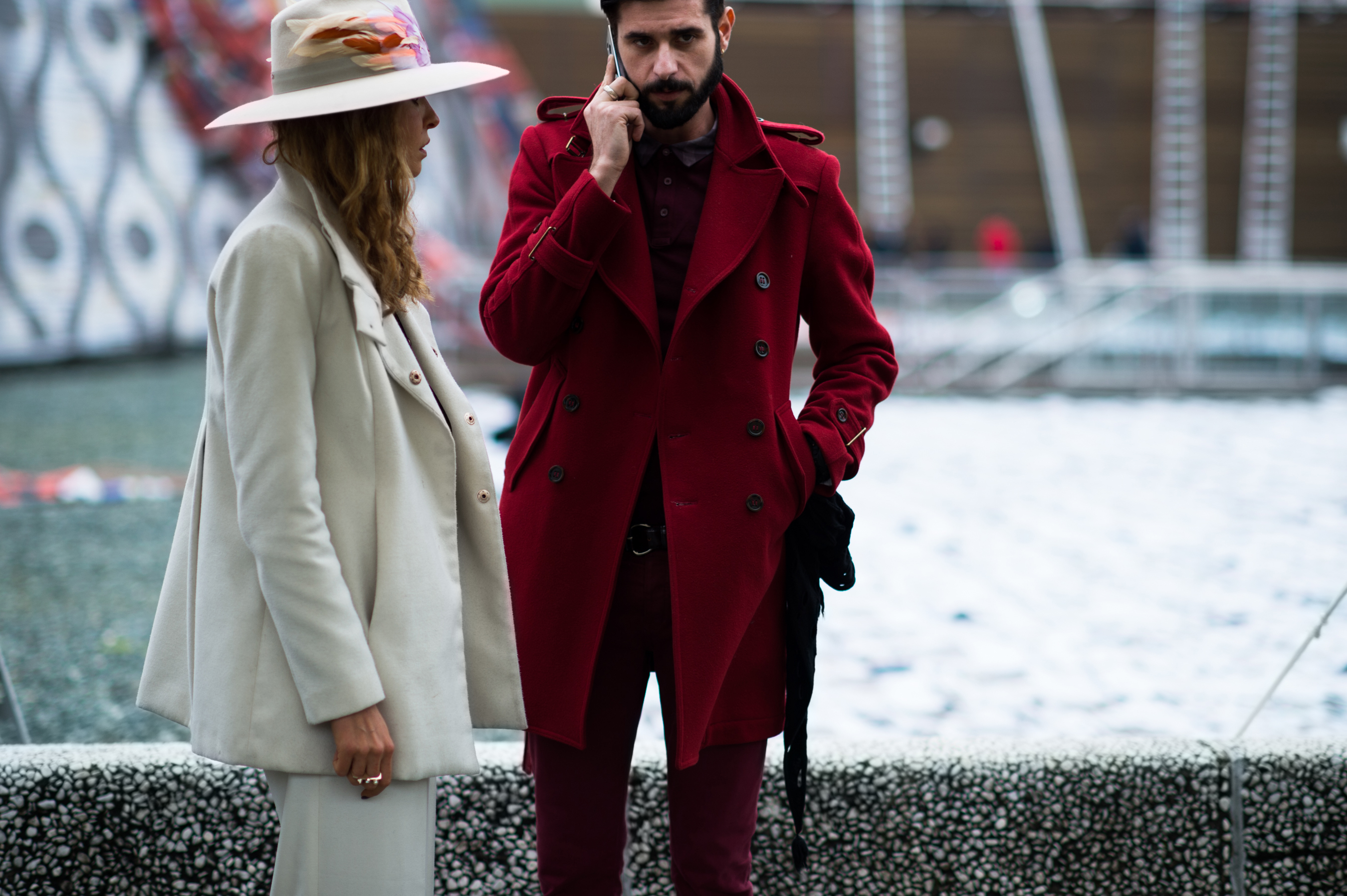 Man-Red-Coat-White-Coat