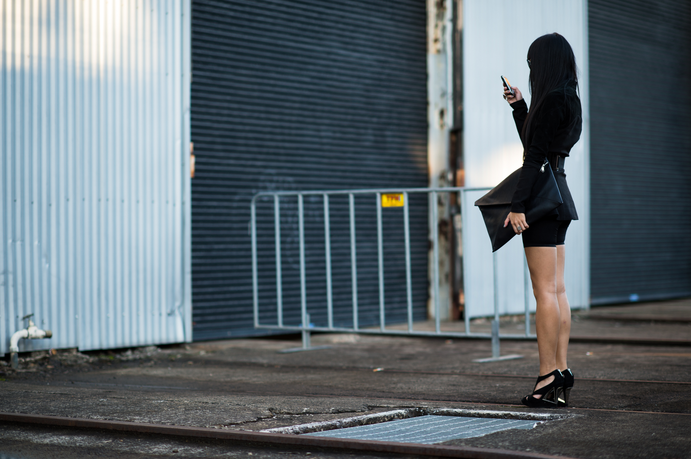 Woman-Wearing-All-Black-MBFWA