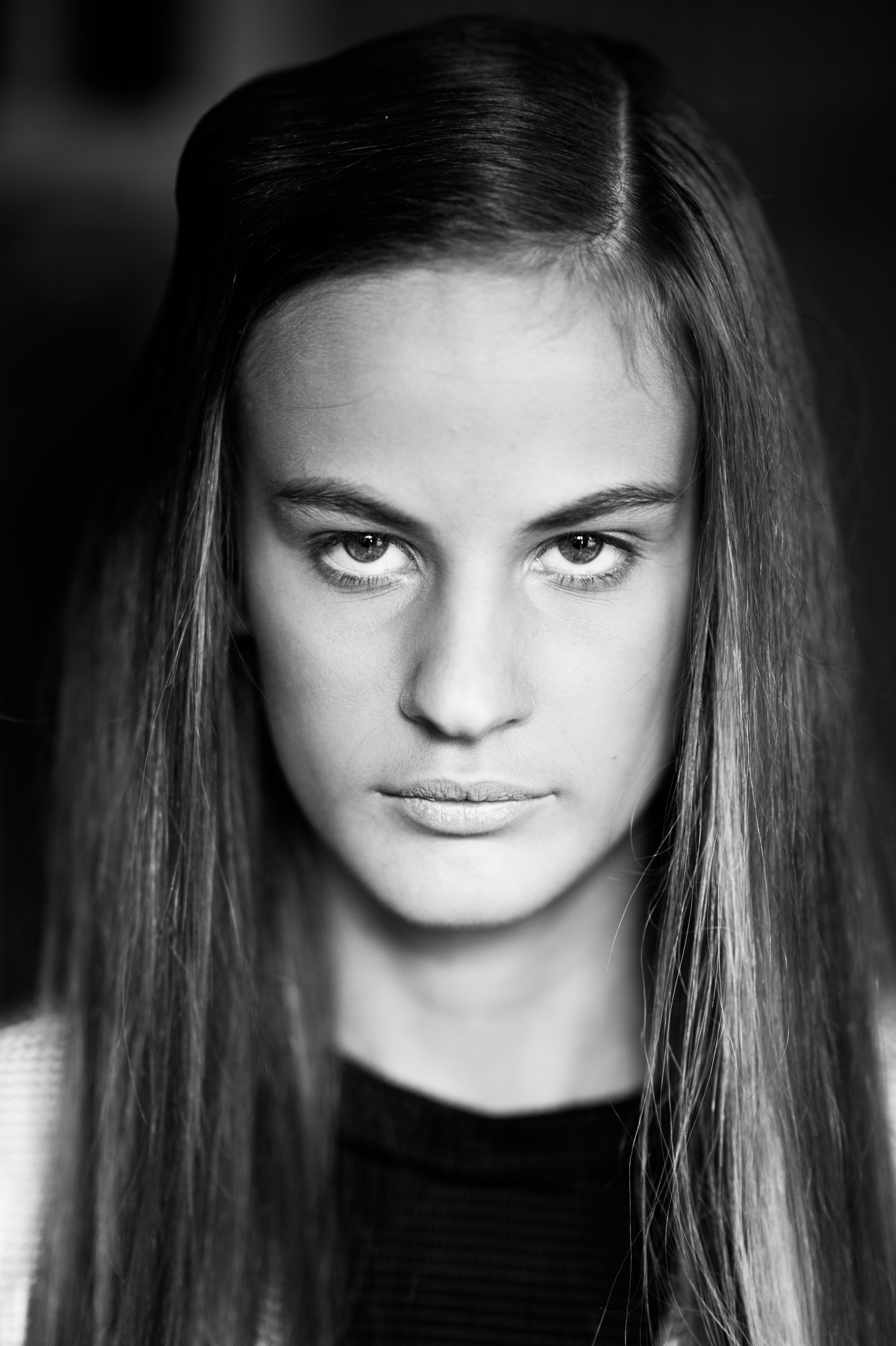 Unknown model backstage fashion show