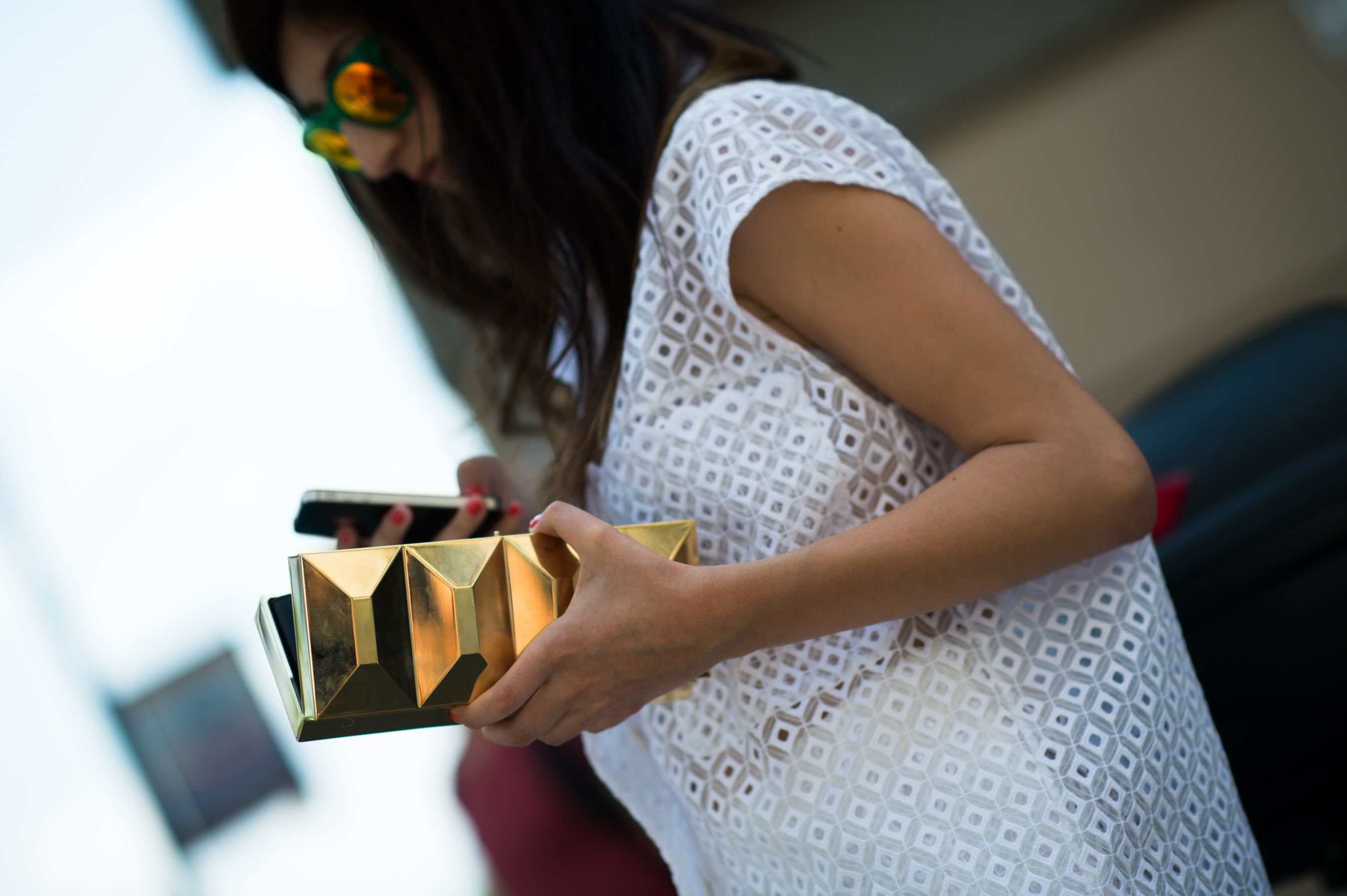 Italian blogger wearing Stella McCartney