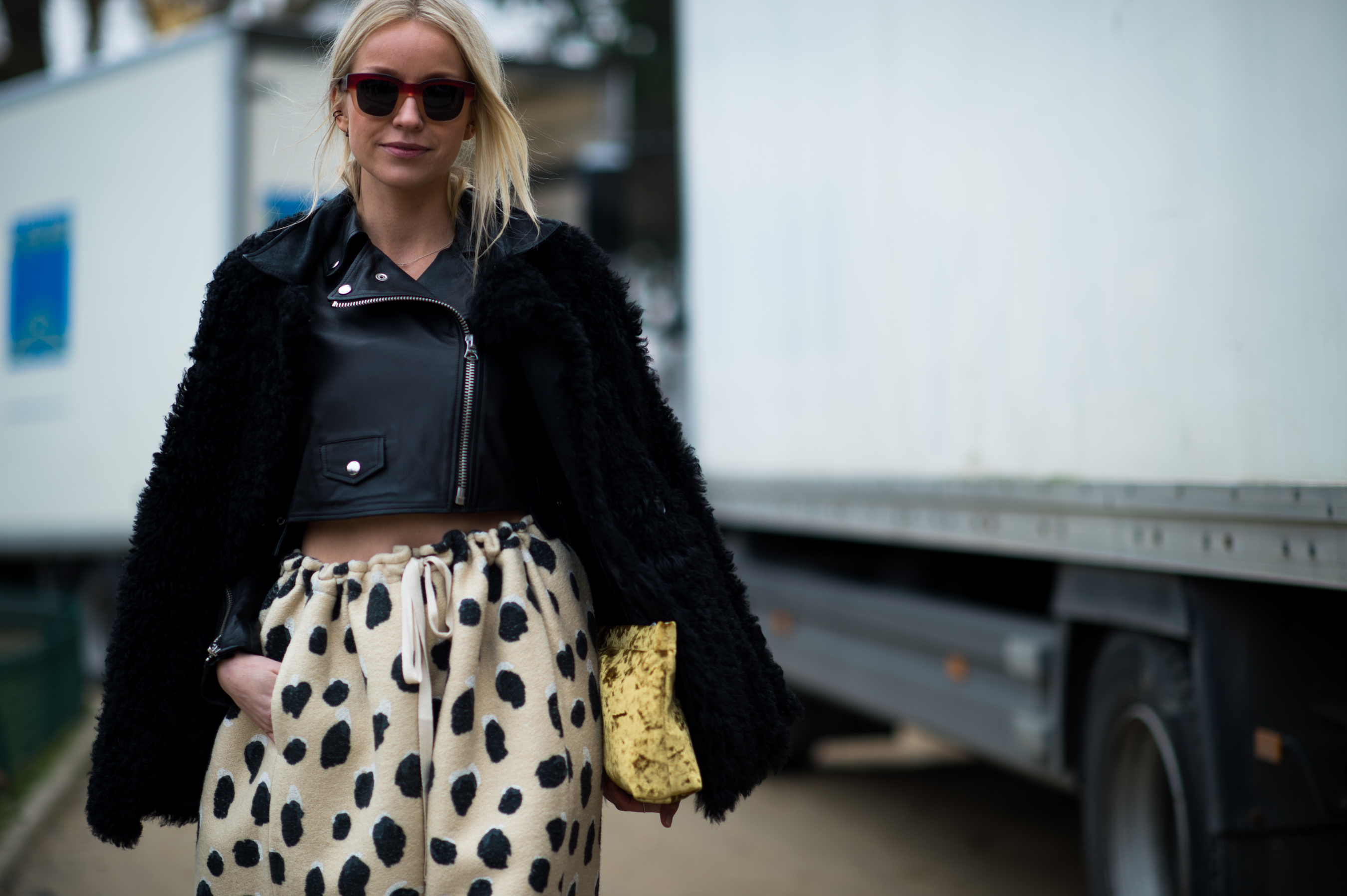 Norwegian editor wearing Acne Studios