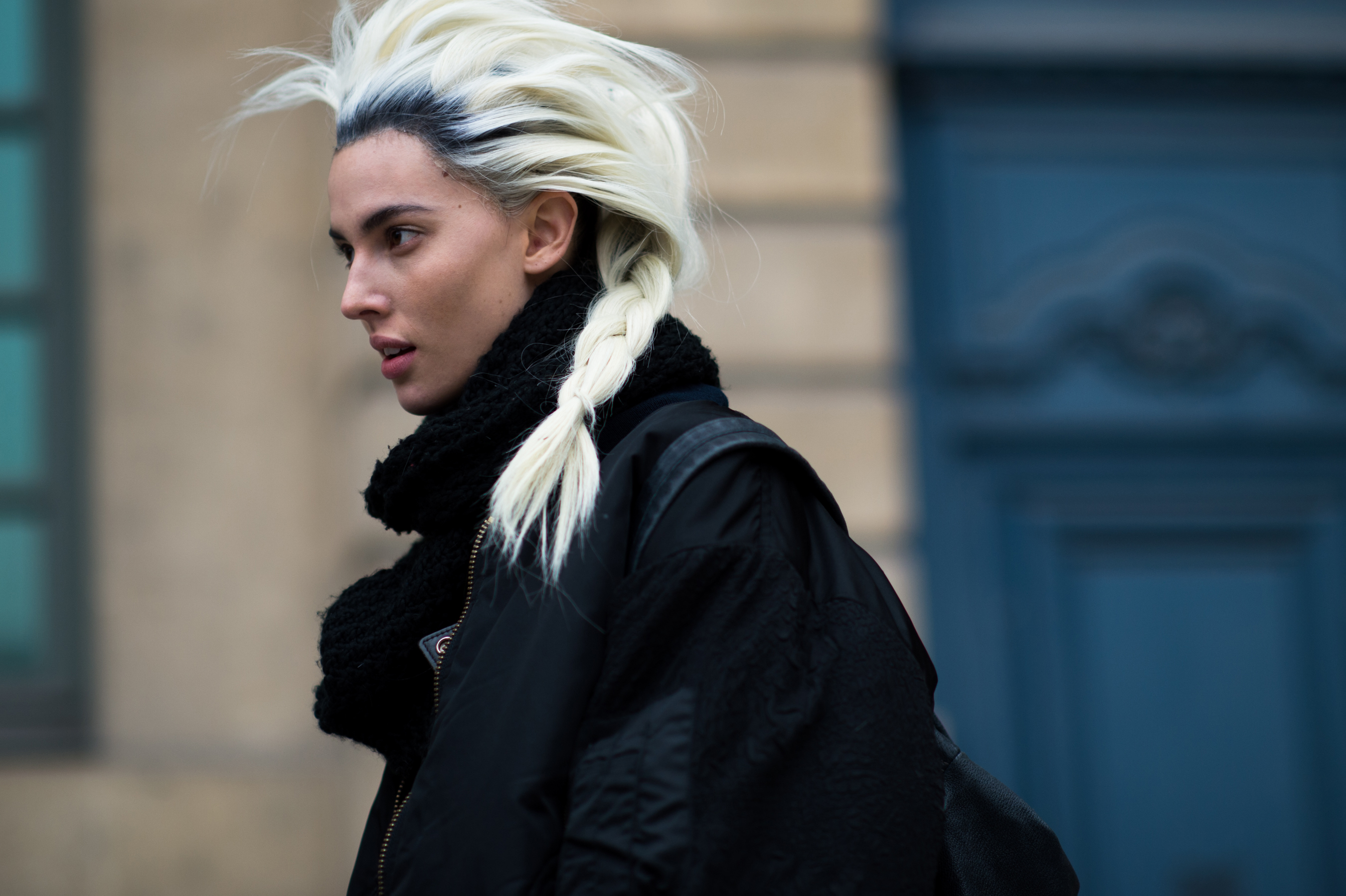 American model after Haider Ackermann
