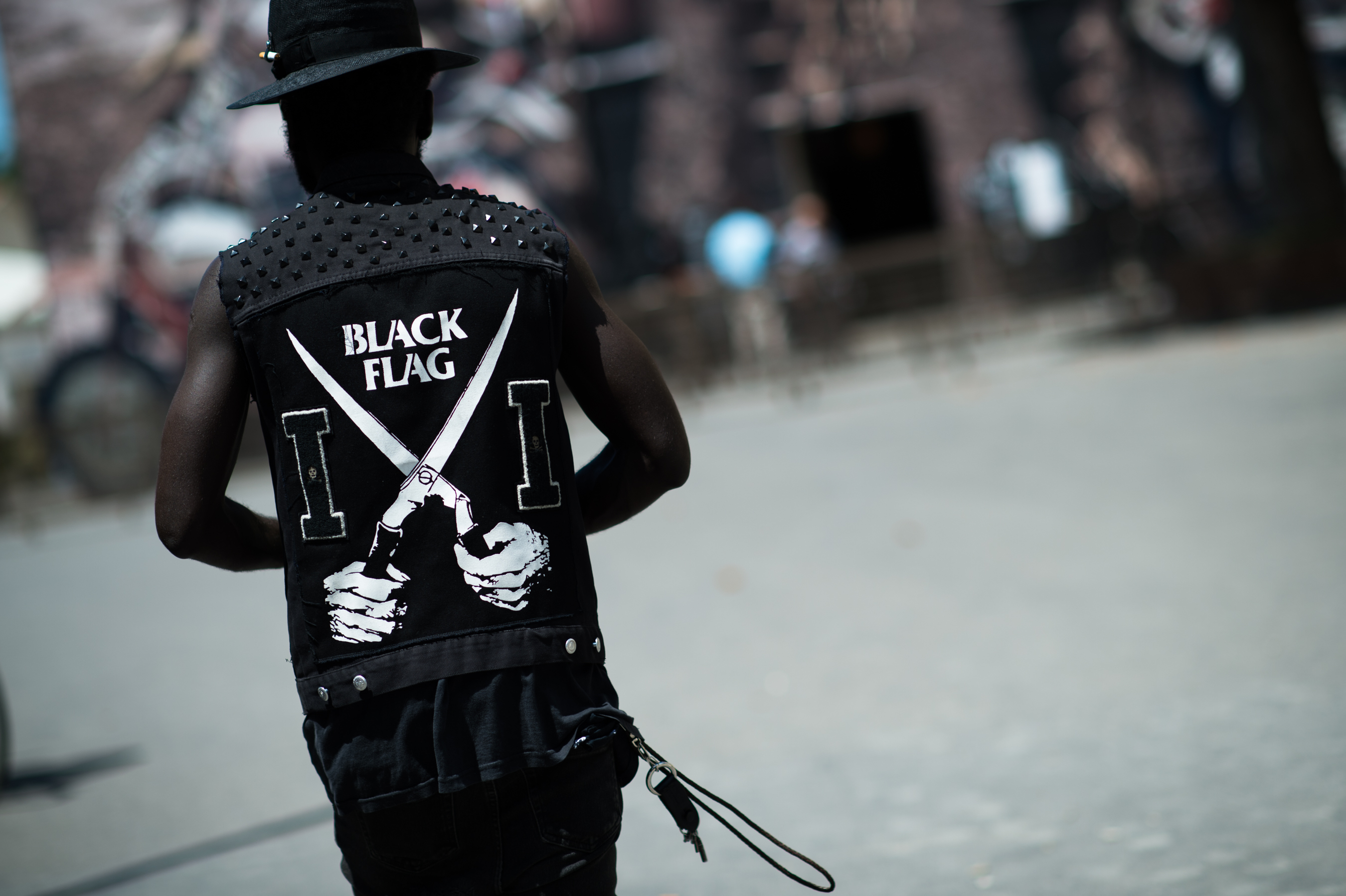 Art Comes First Black Flag vest