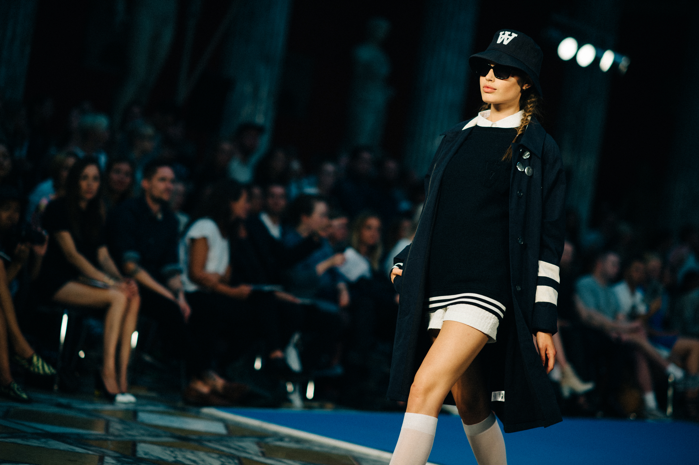 Danish model Maja Krag runway