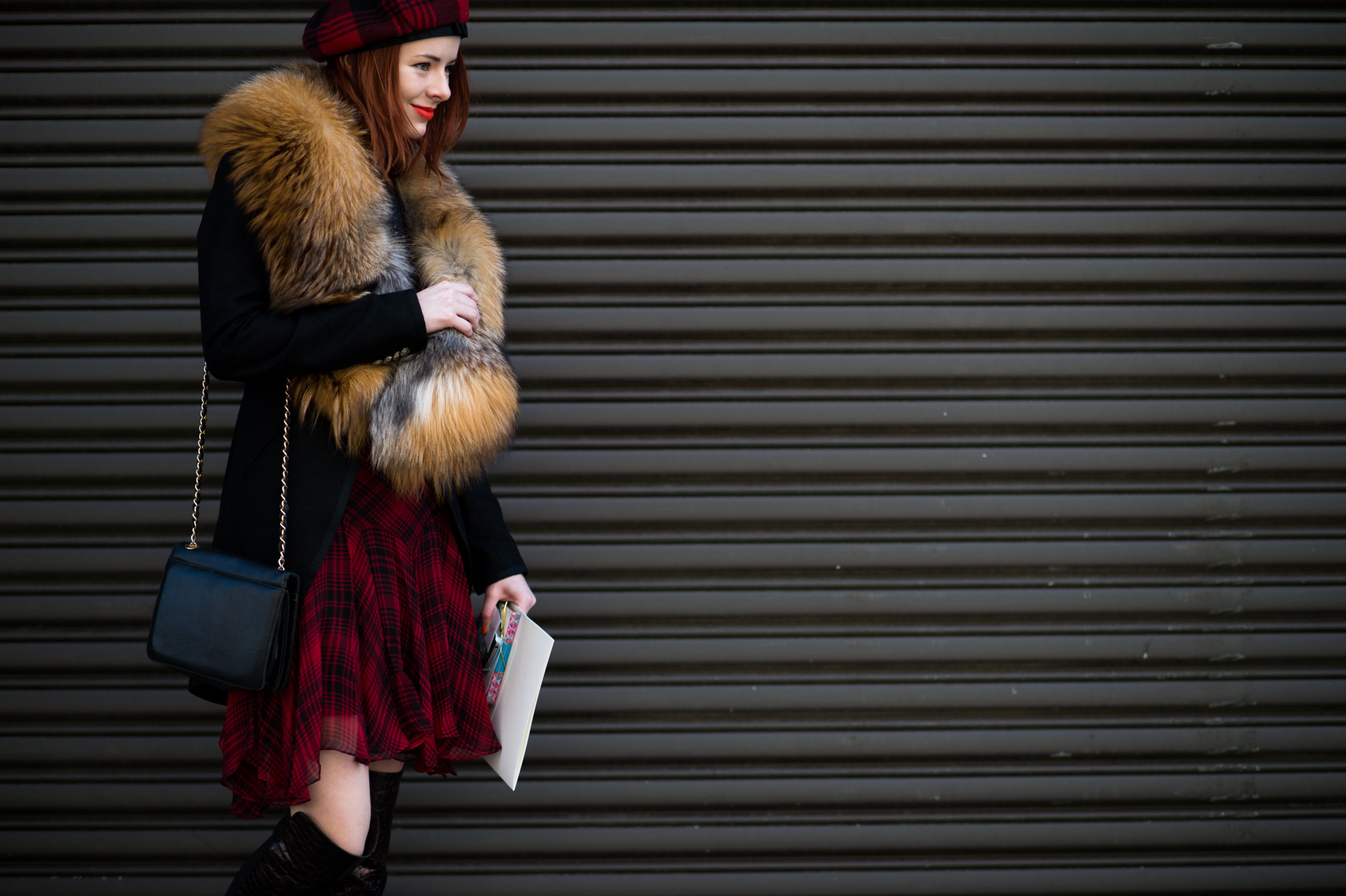 Sea of Shoes blogger tartan
