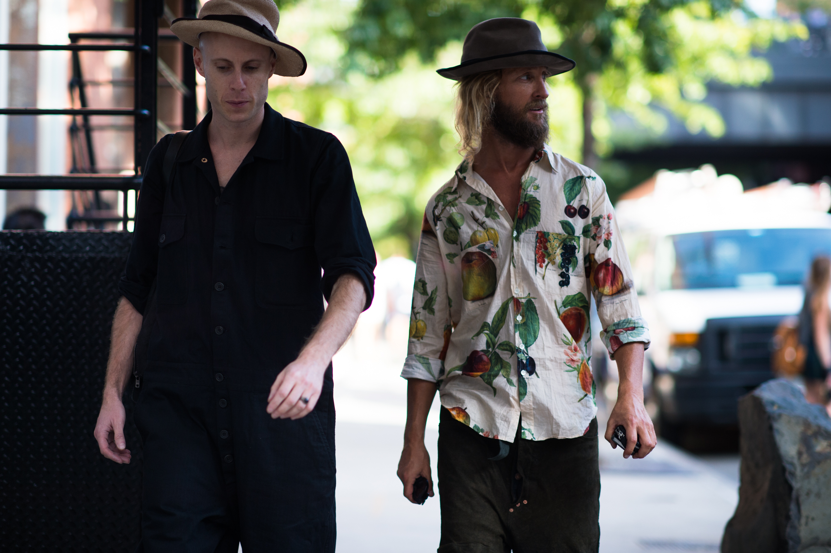 Two men wearing Paul Harnden