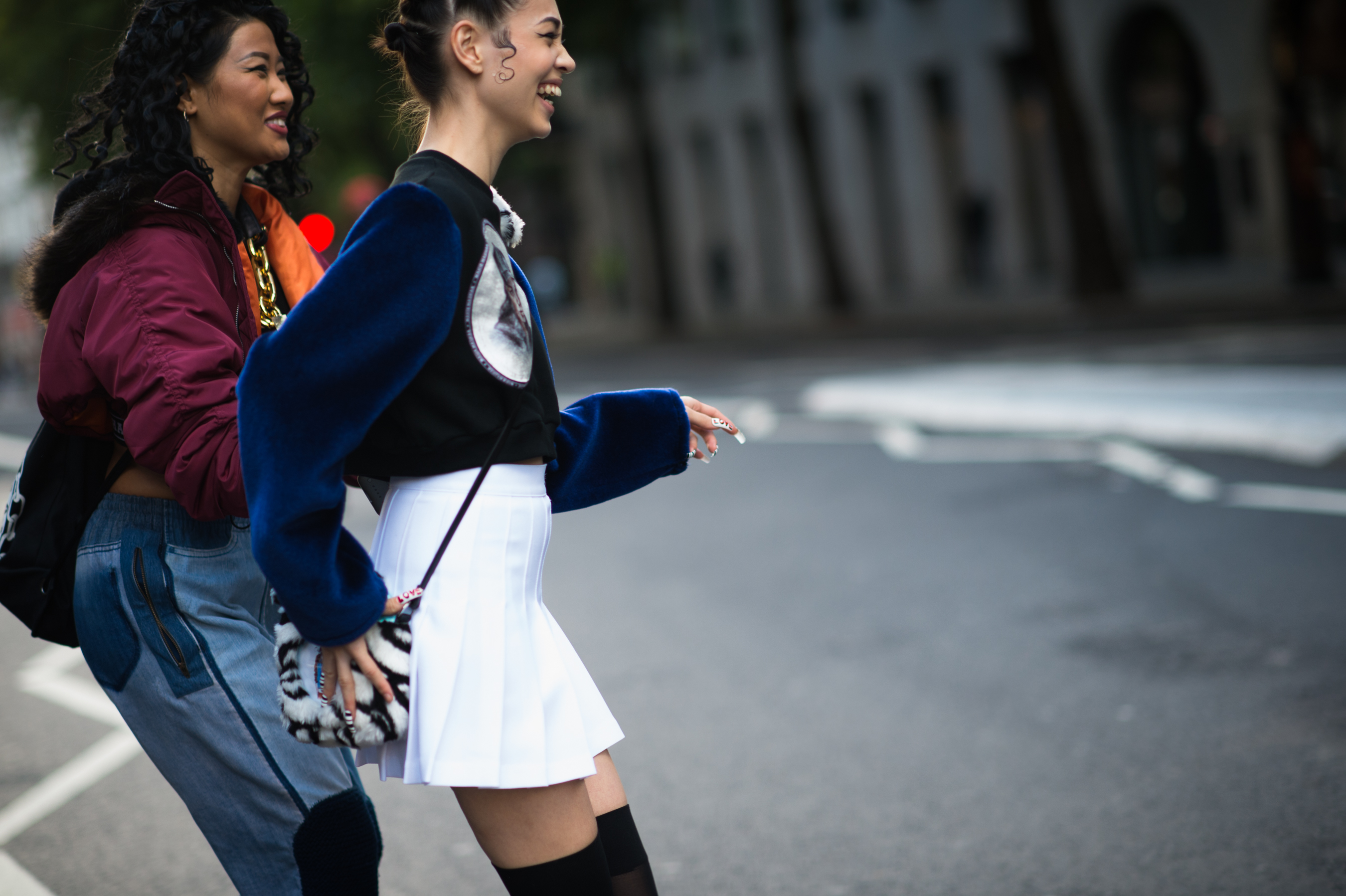 Two Japanese women fashion week