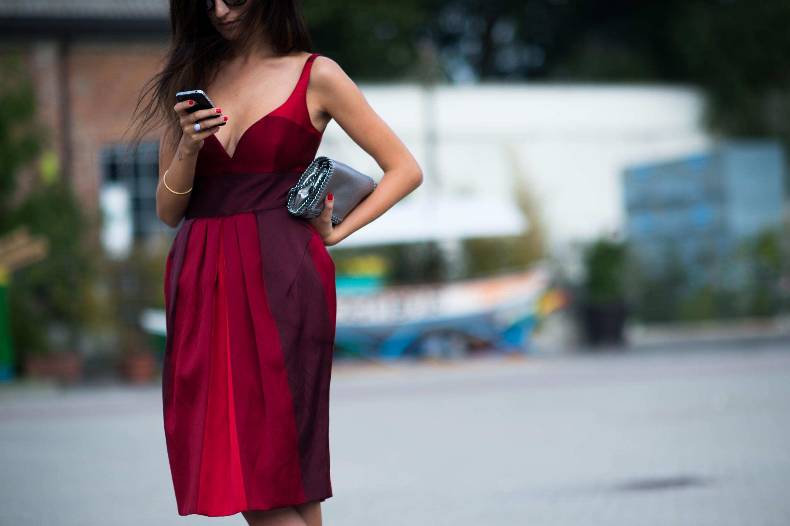 Italian blogger wearing Stella McCartney