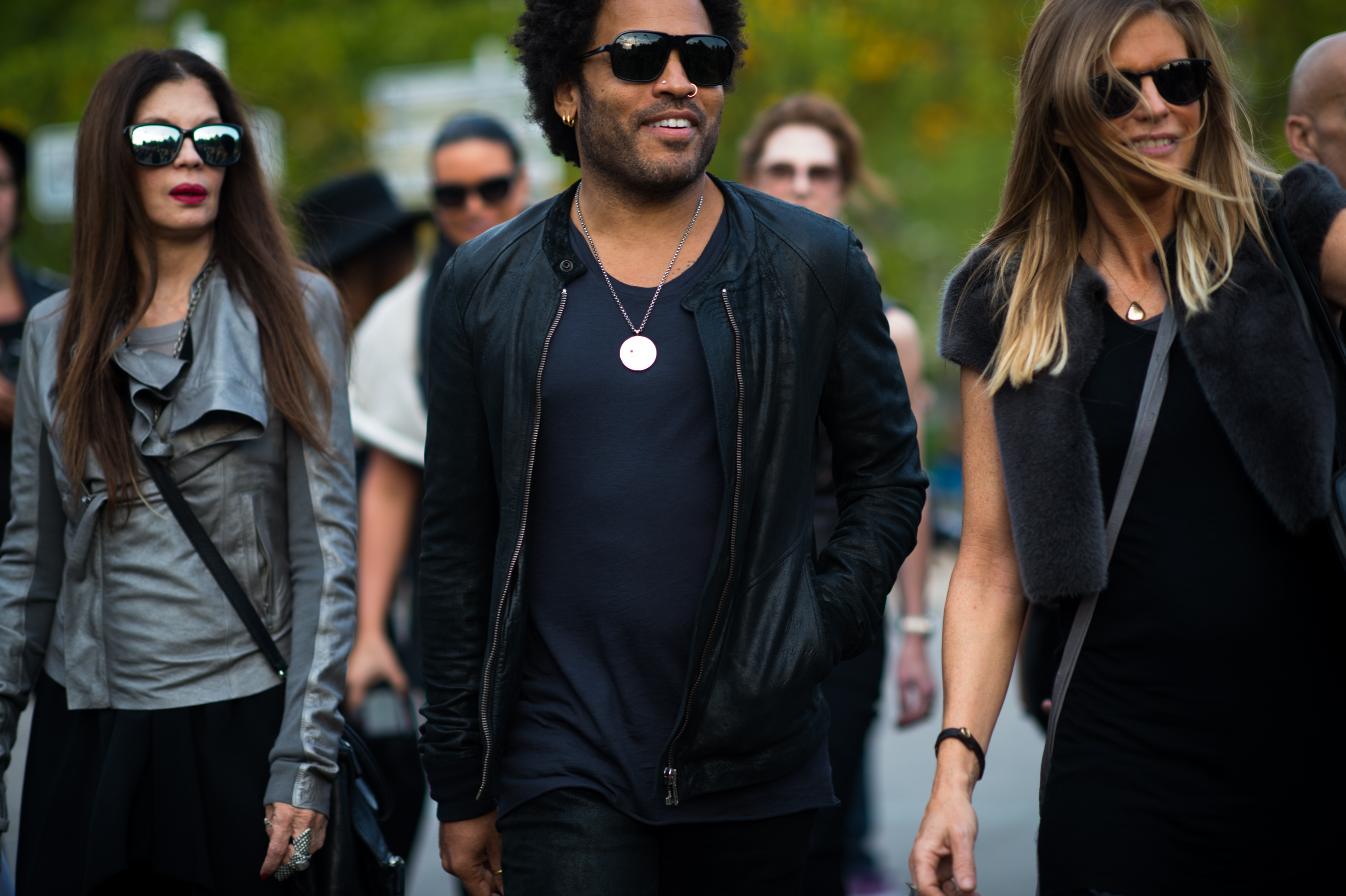 American pop star wearing Rick Owens