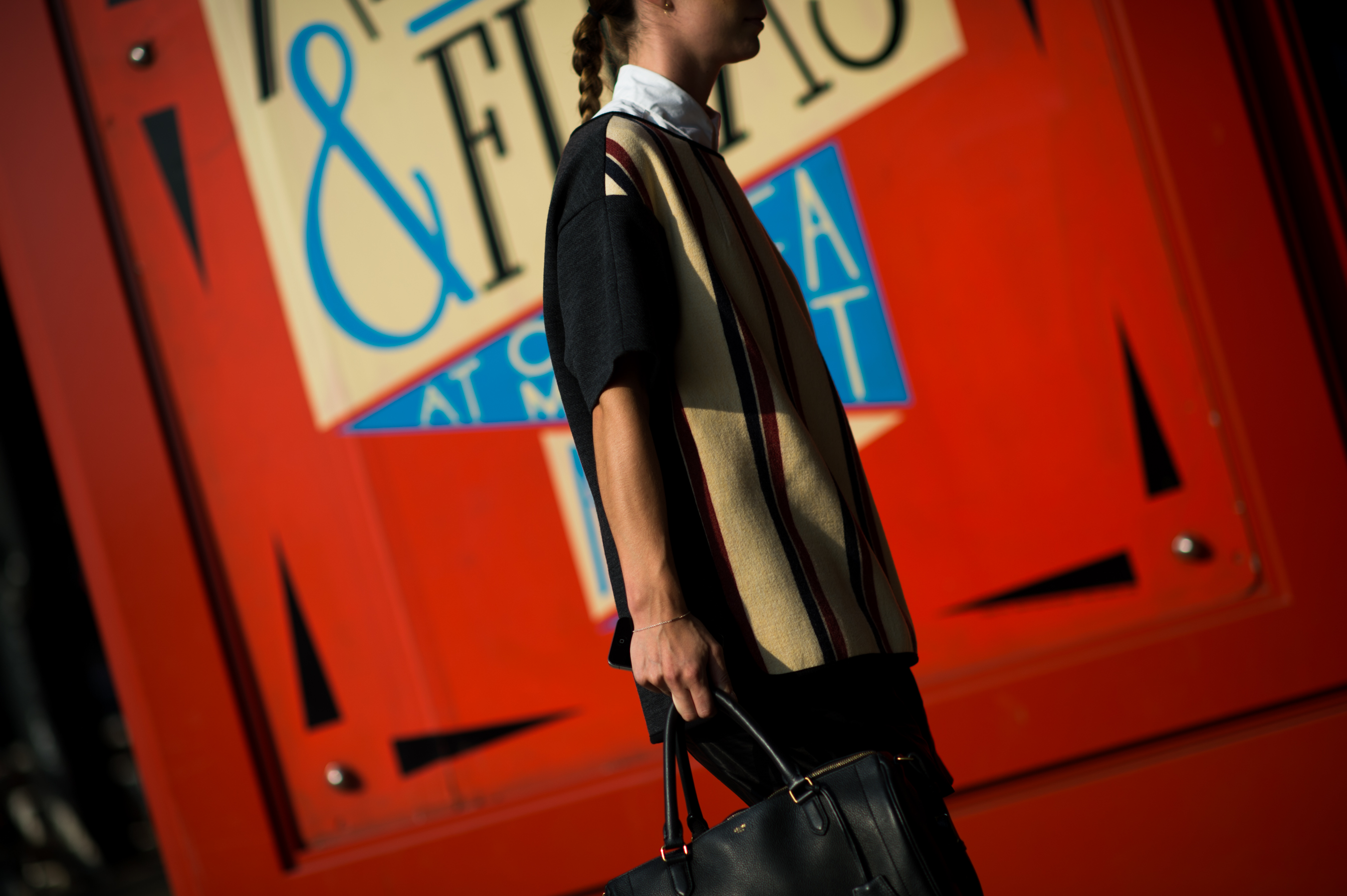 Woman wearing Dries van Noten