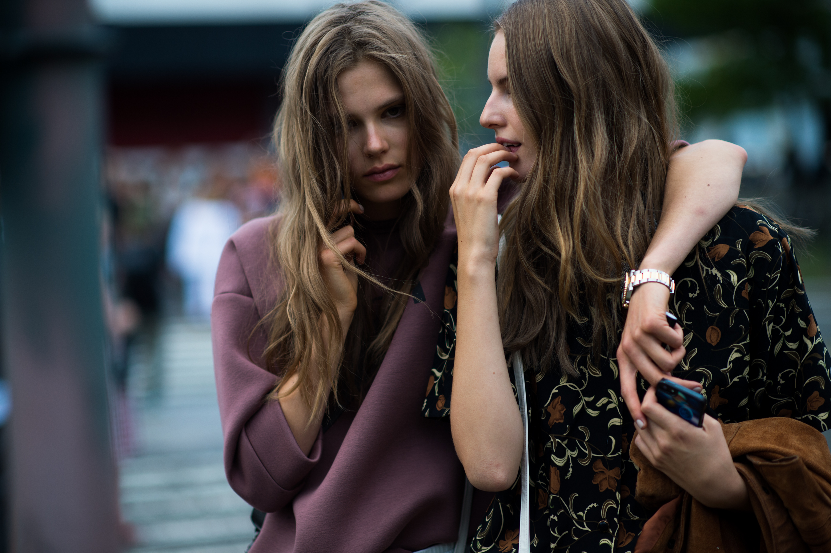 Danish and Swedish model after show