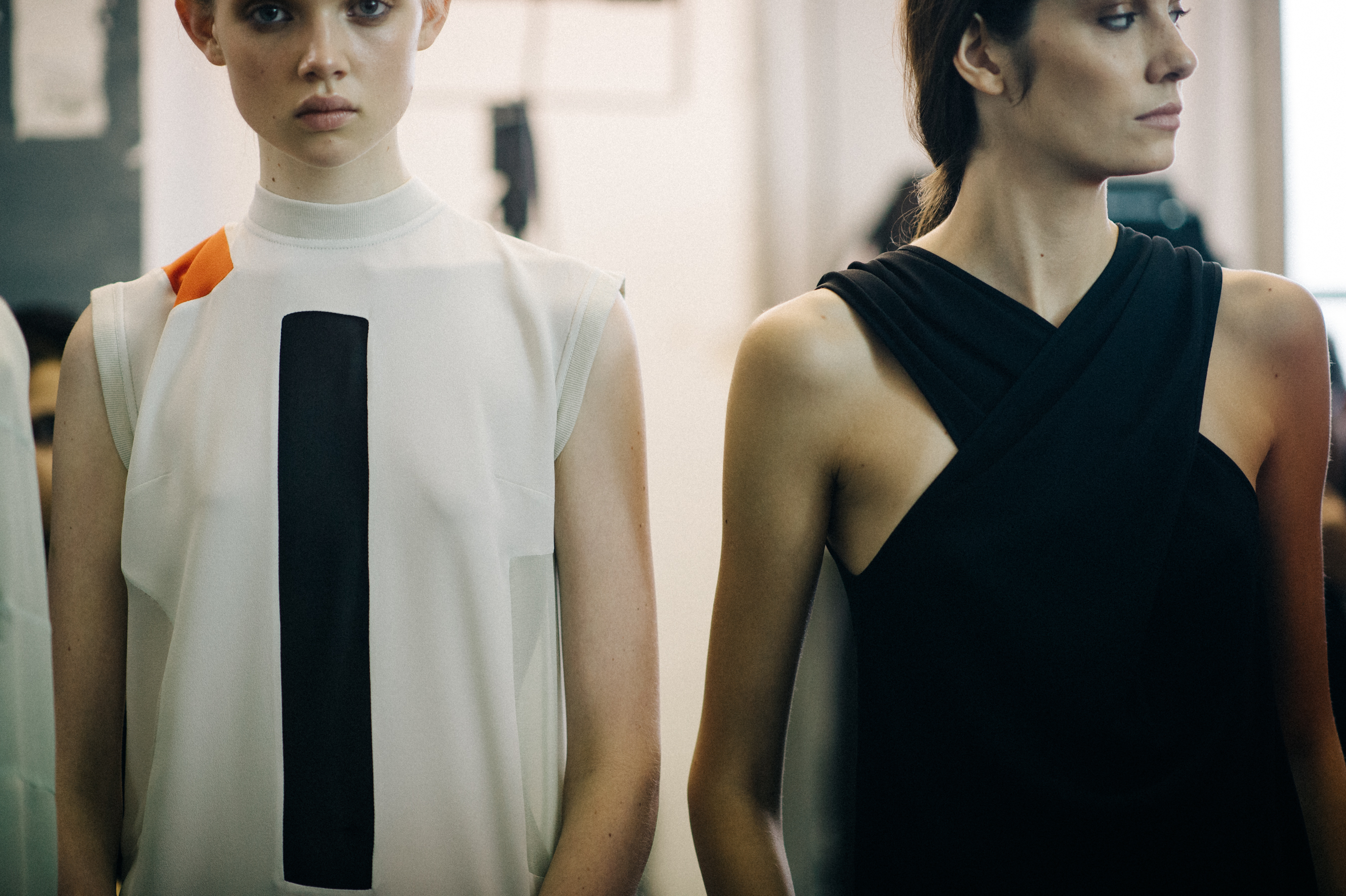 Models Holly Rose Emery and Muriel Beal