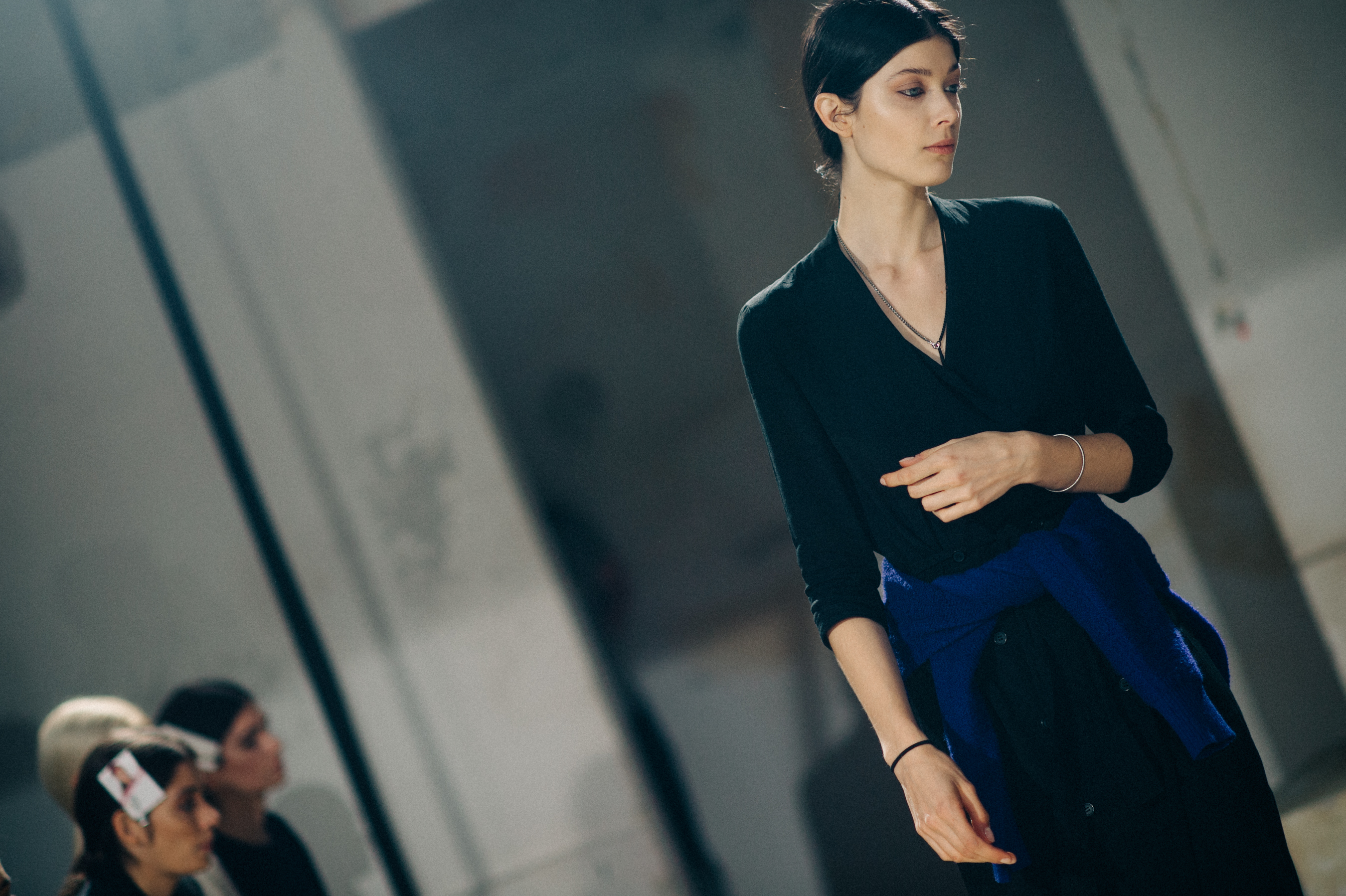 Larissa Hofmann before fashion show