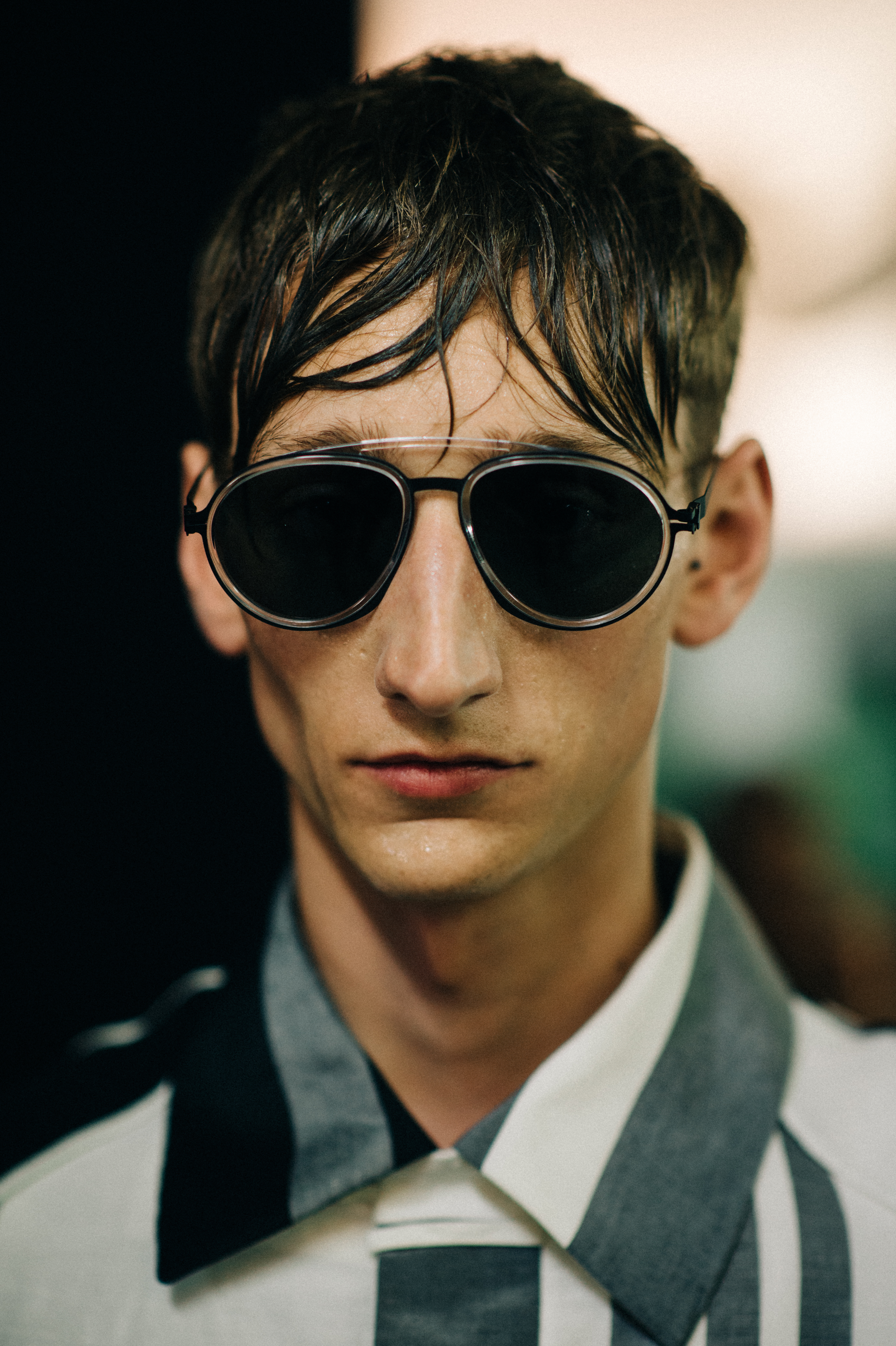 British male model Tom Gaskin portrait
