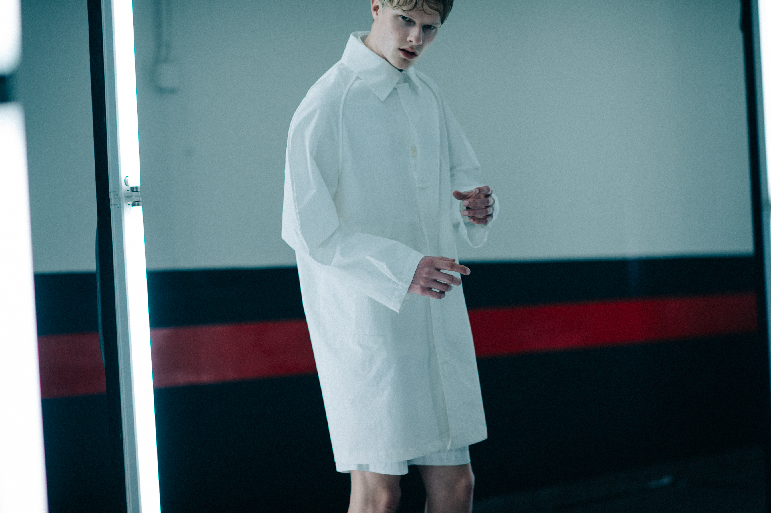 Norwegian male model Knut Roertveit
