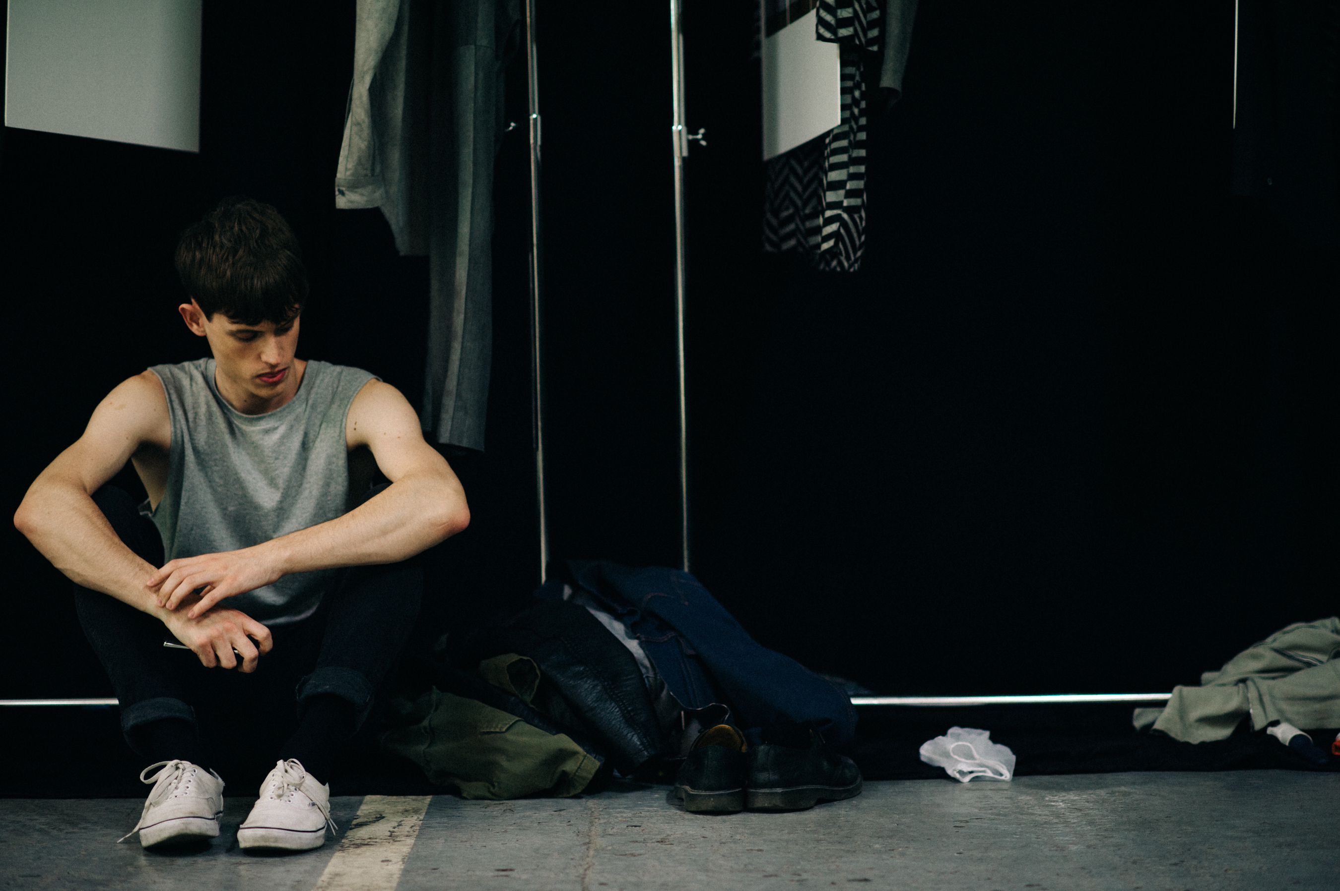 Male model Karlis Adlers