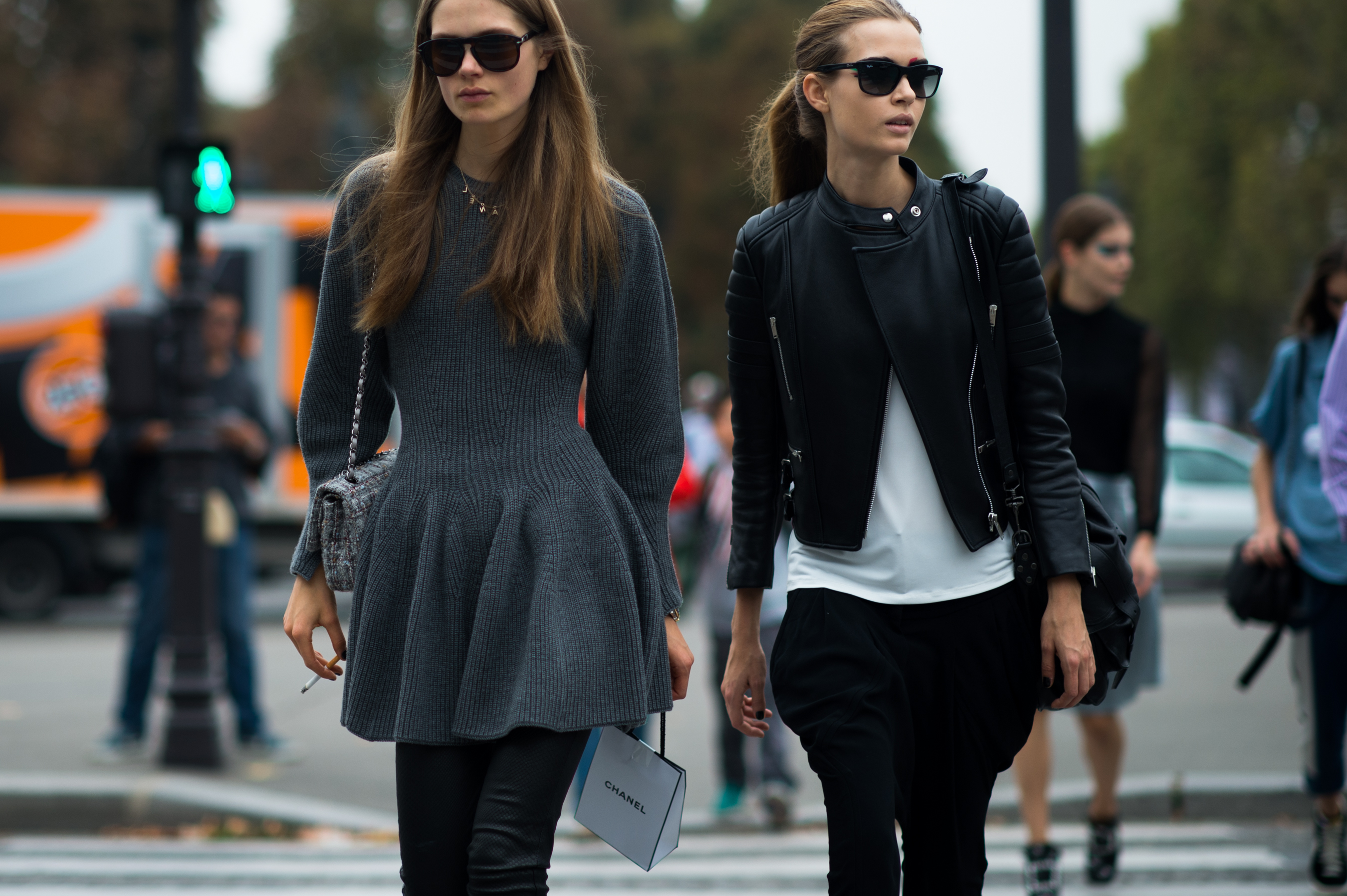 Two Danish models after Chanel
