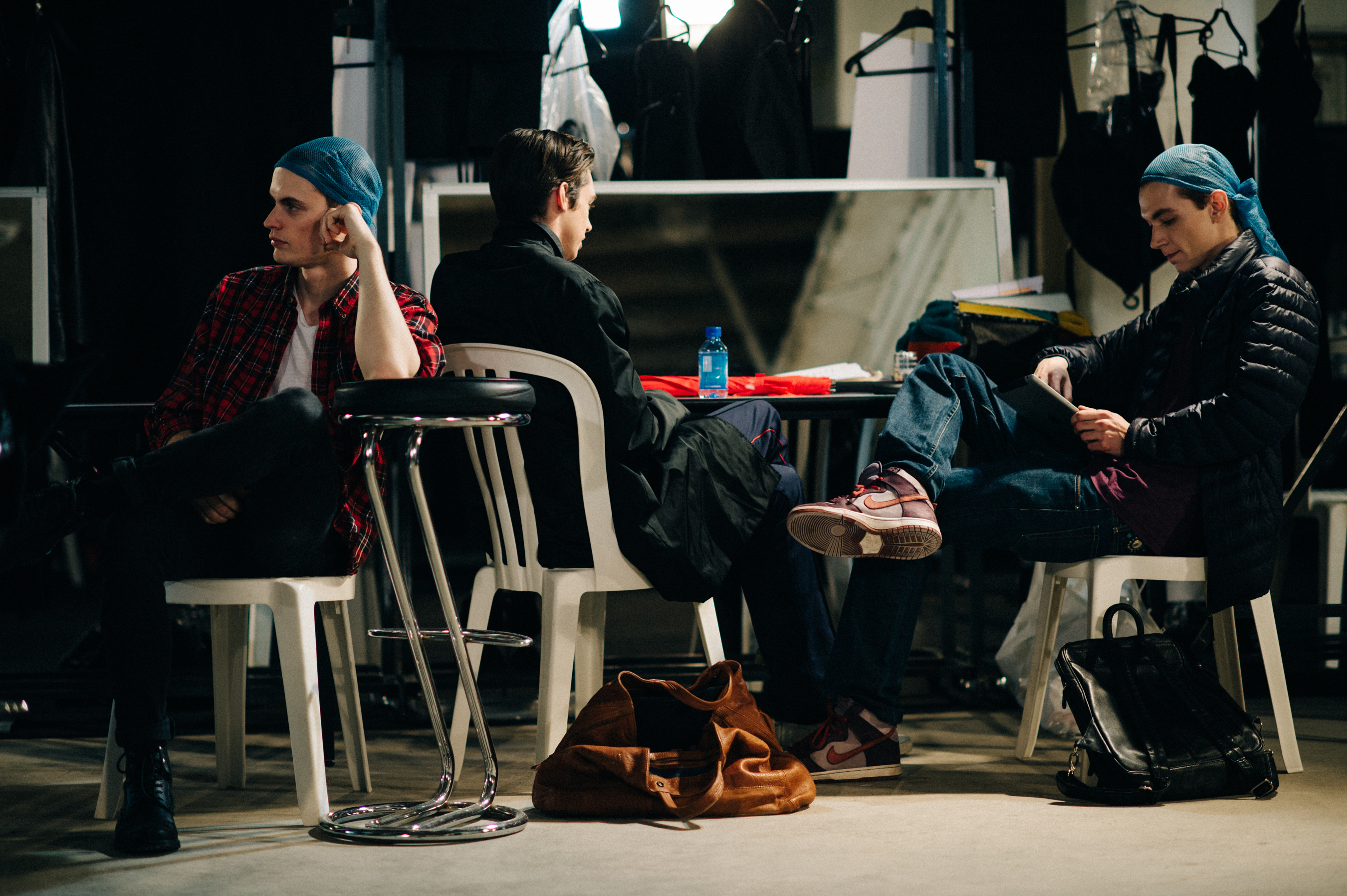 Three mail models before show