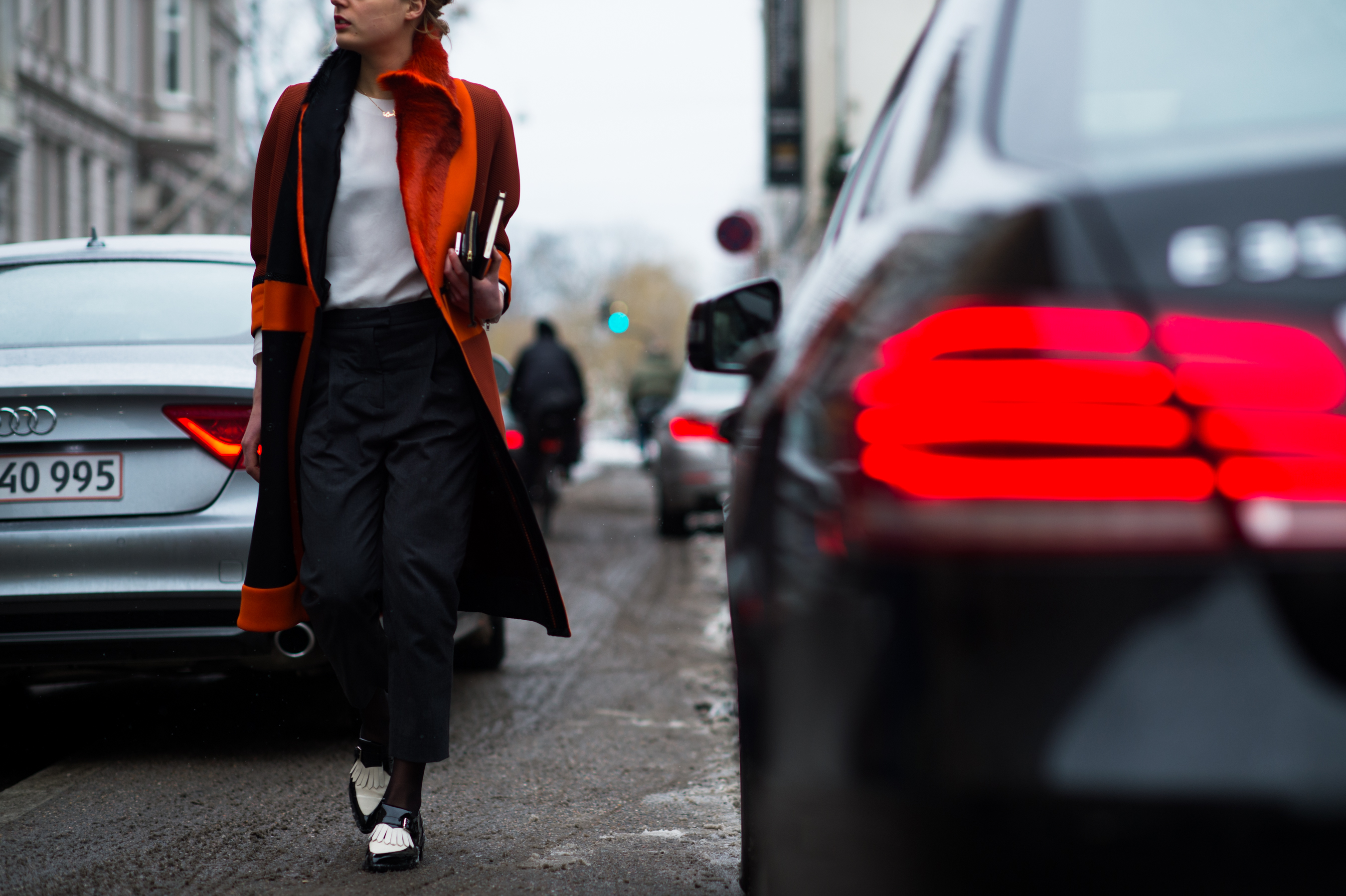 German blogger wearing Freya Dalsjø coat