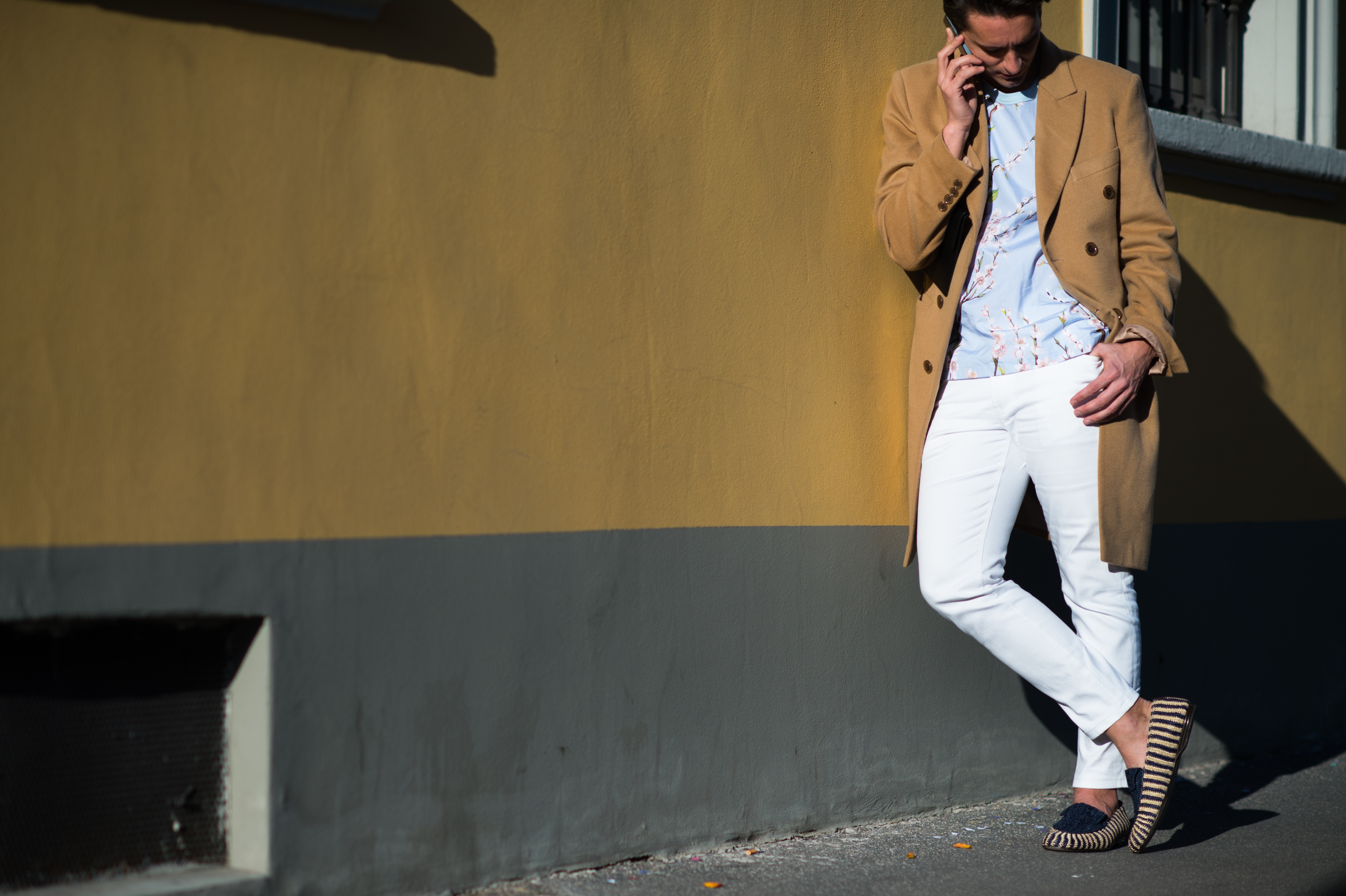 Italian man before Missoni FW14 show