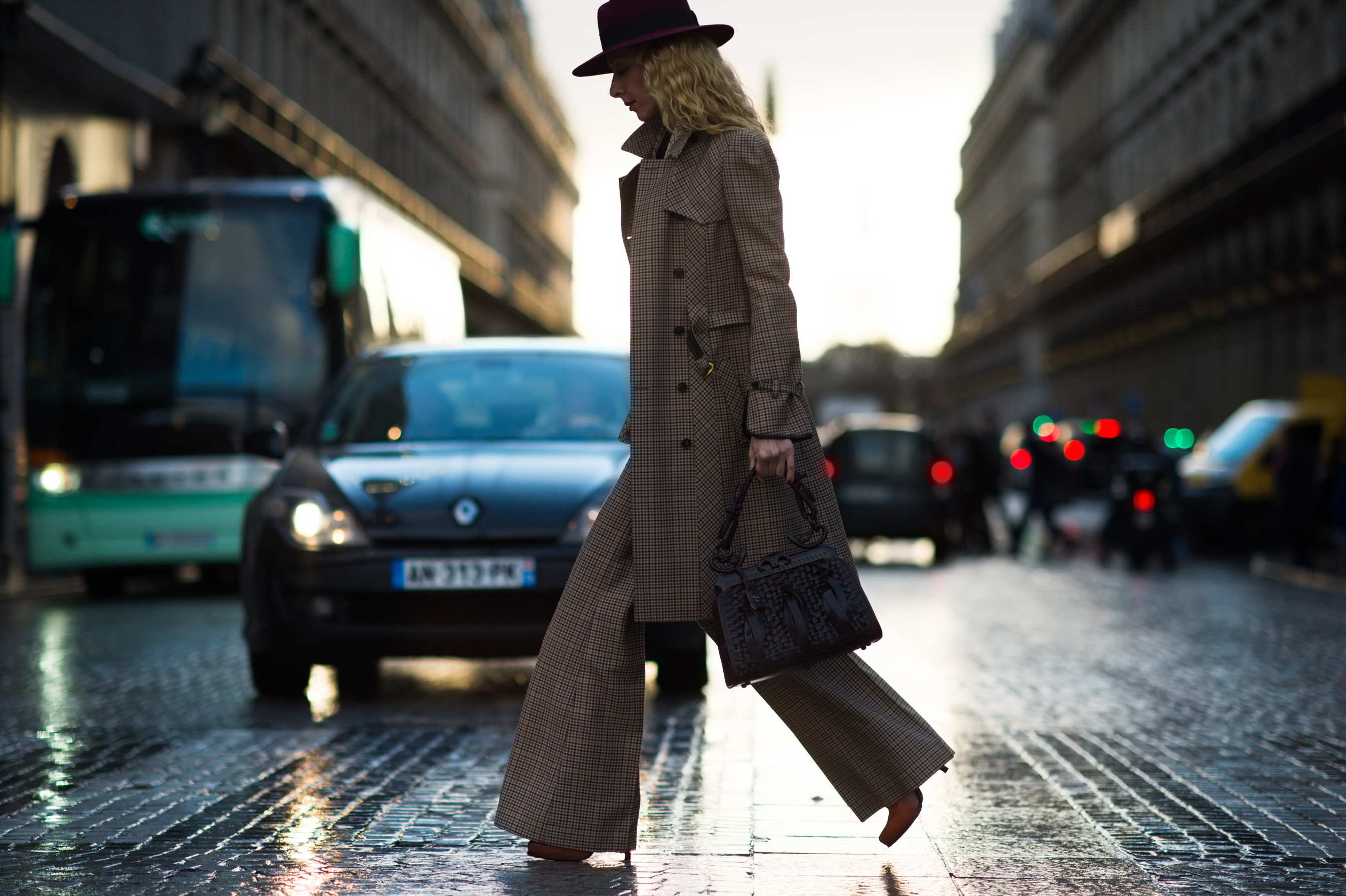 Kabuki boutique owner wearing suit