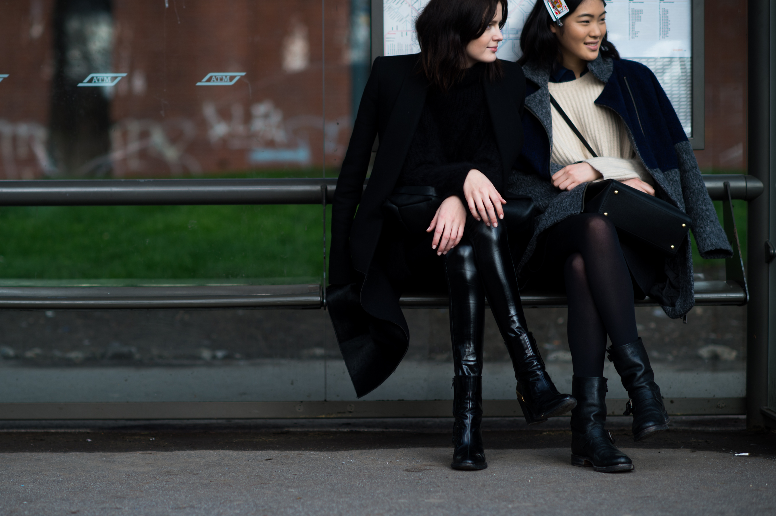 Japanese and Serbian models in Parco Sempione