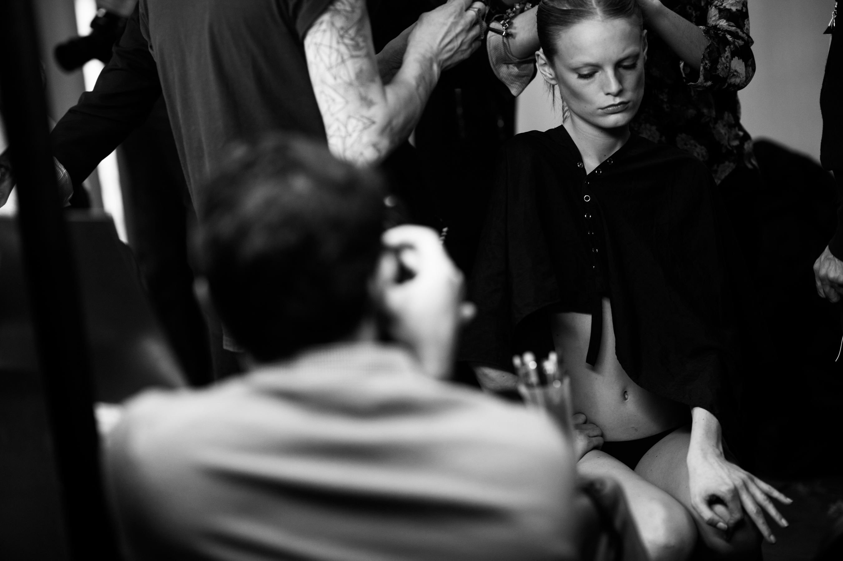 Belgian model Hanne Gaby Odiele