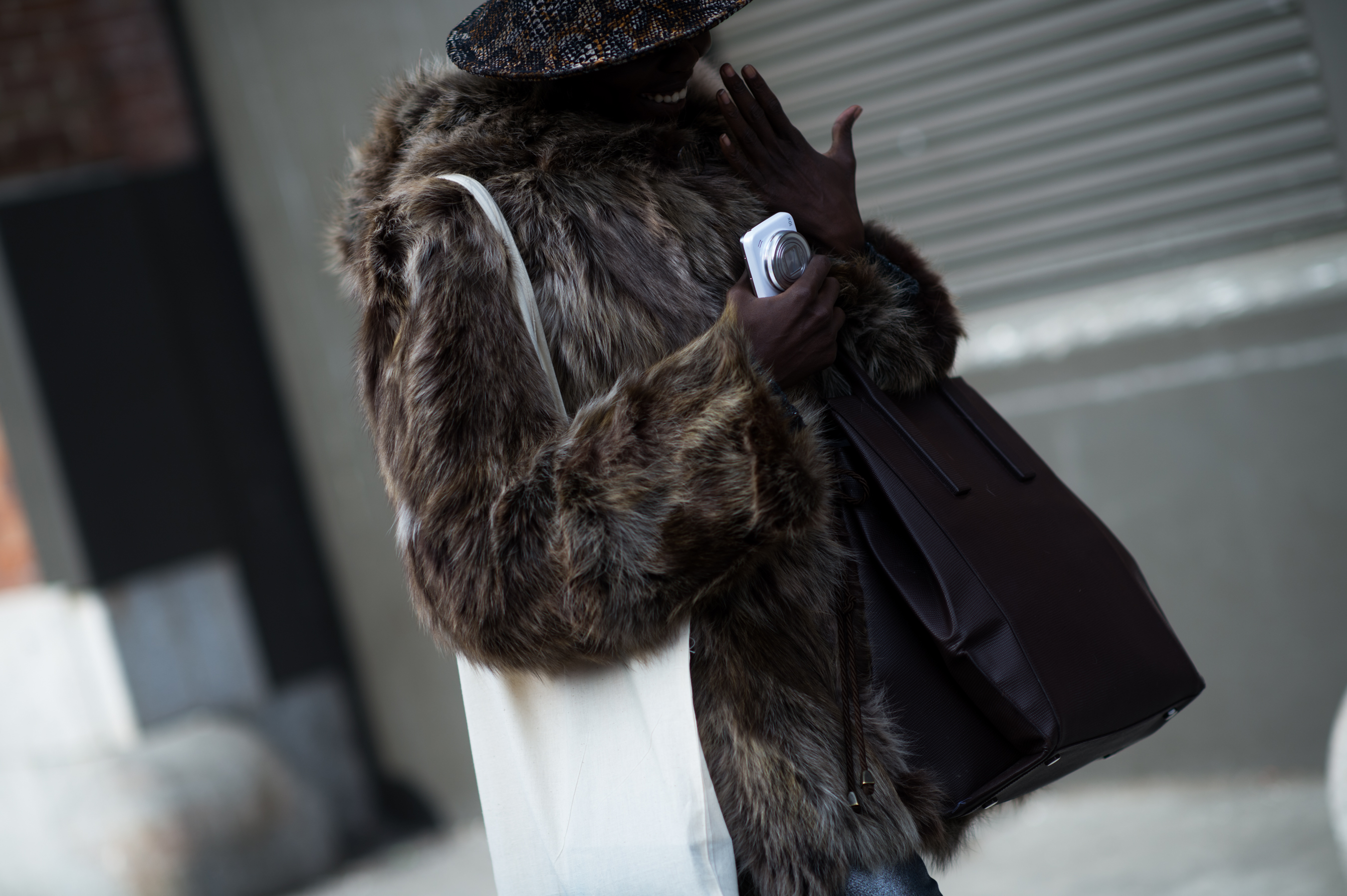 African model in Chelsea, NYC