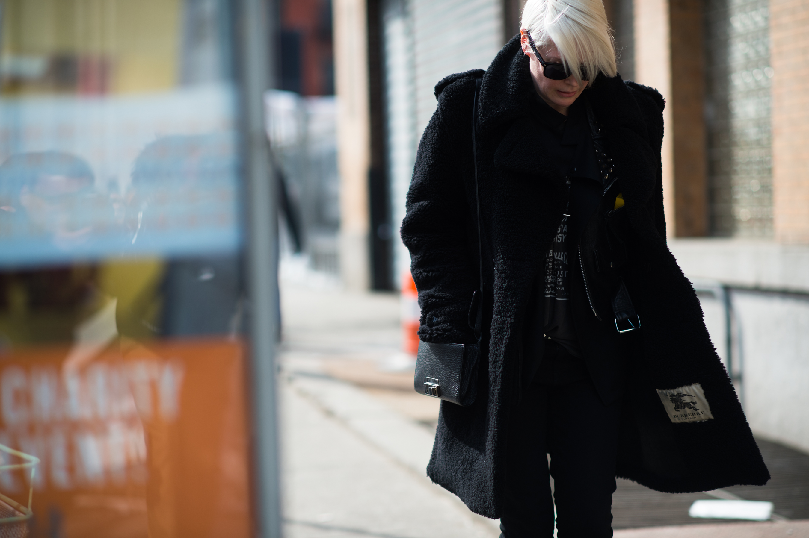 T Magazine editor wearing all black