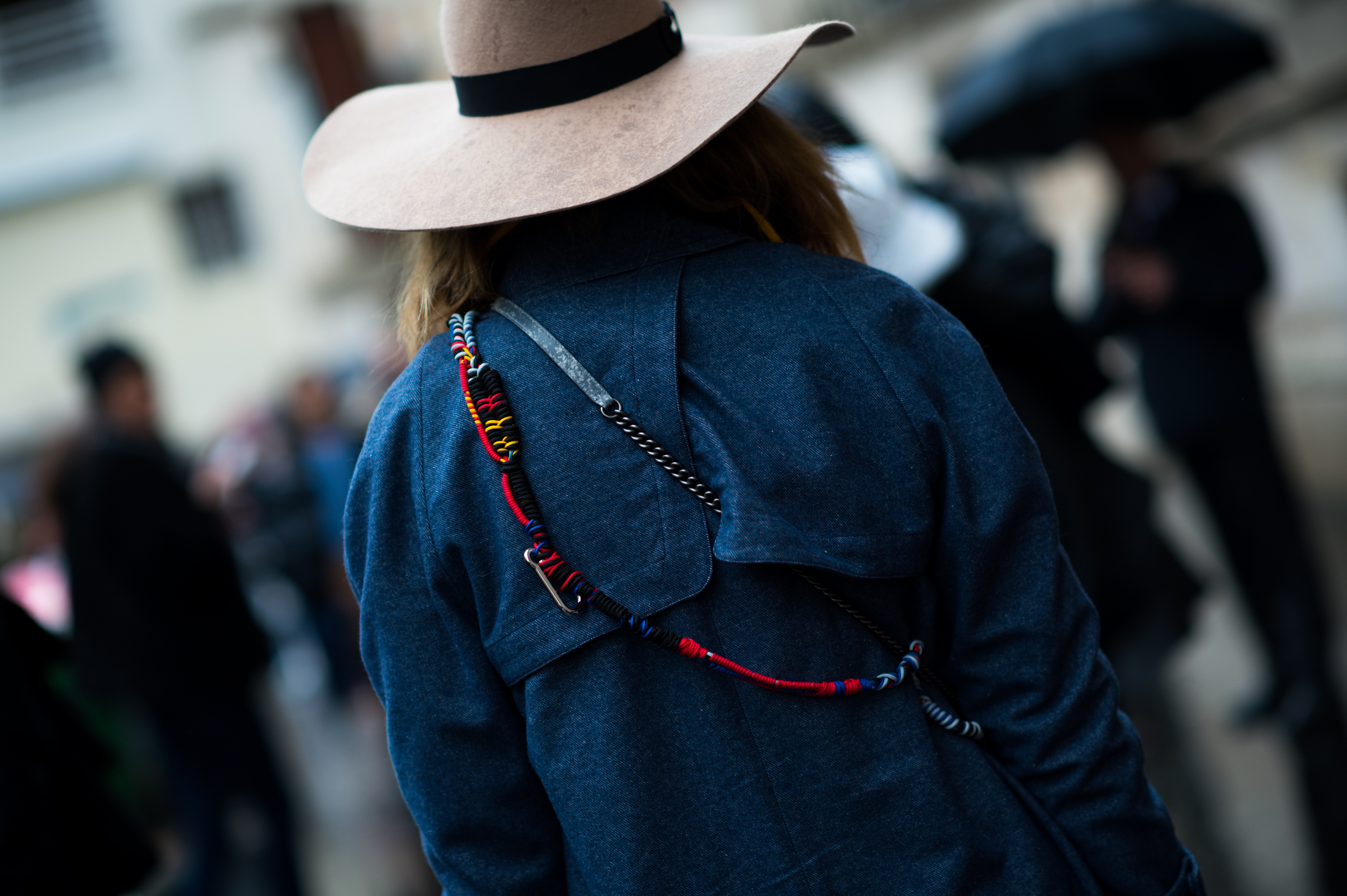 Belgian woman wearing Chanel Boy bag