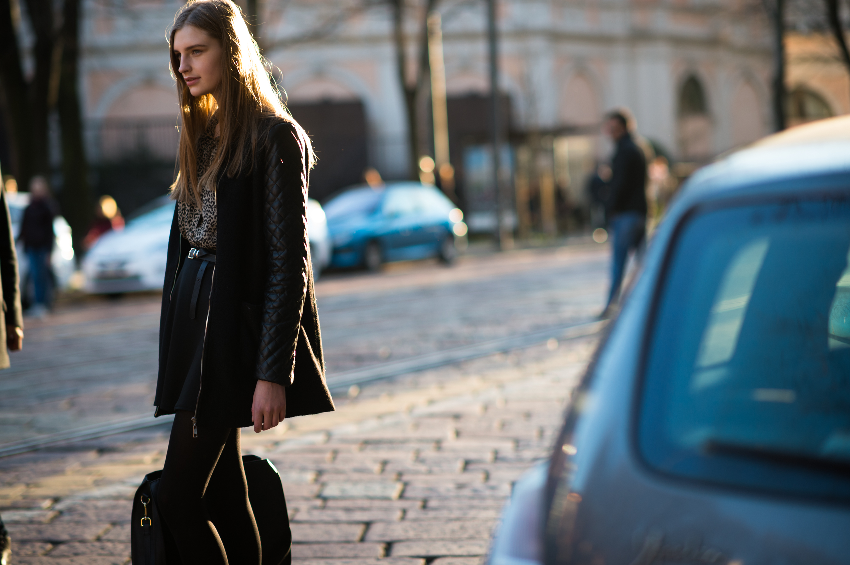 Lithuanian model after Jil Sander show