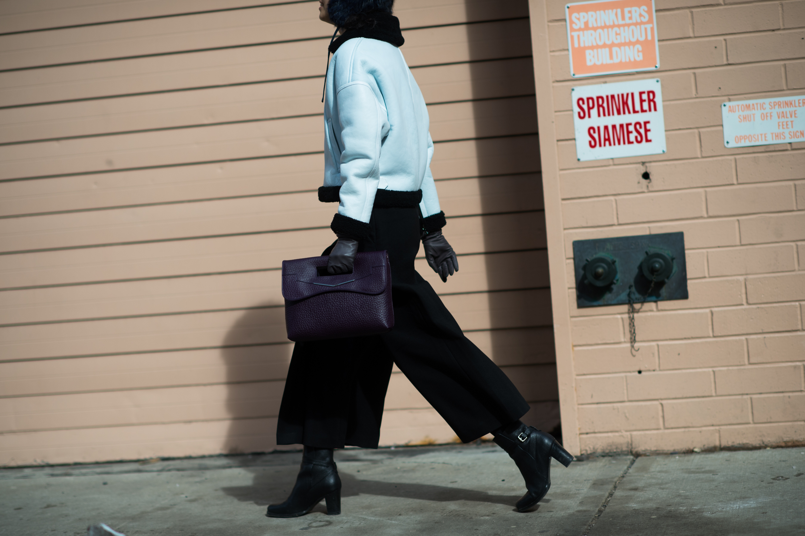 French Canadian woman during Fashion Week