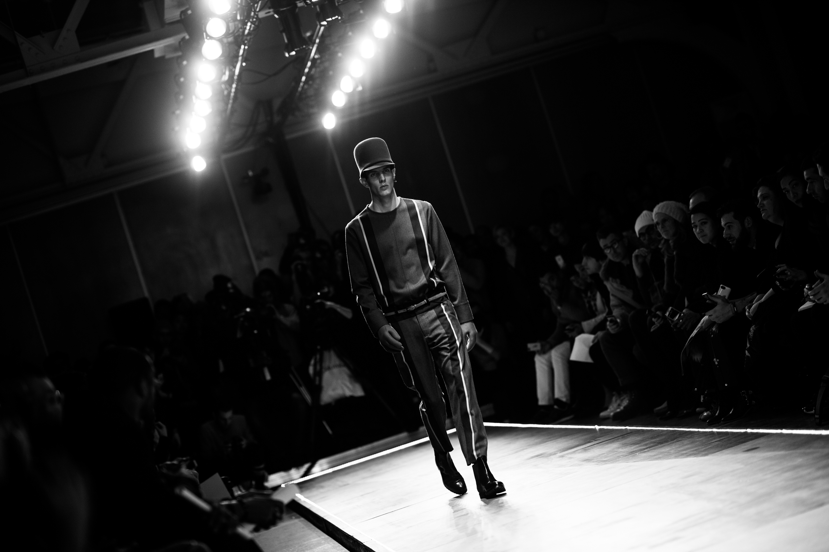 Male model Aaron Vernon