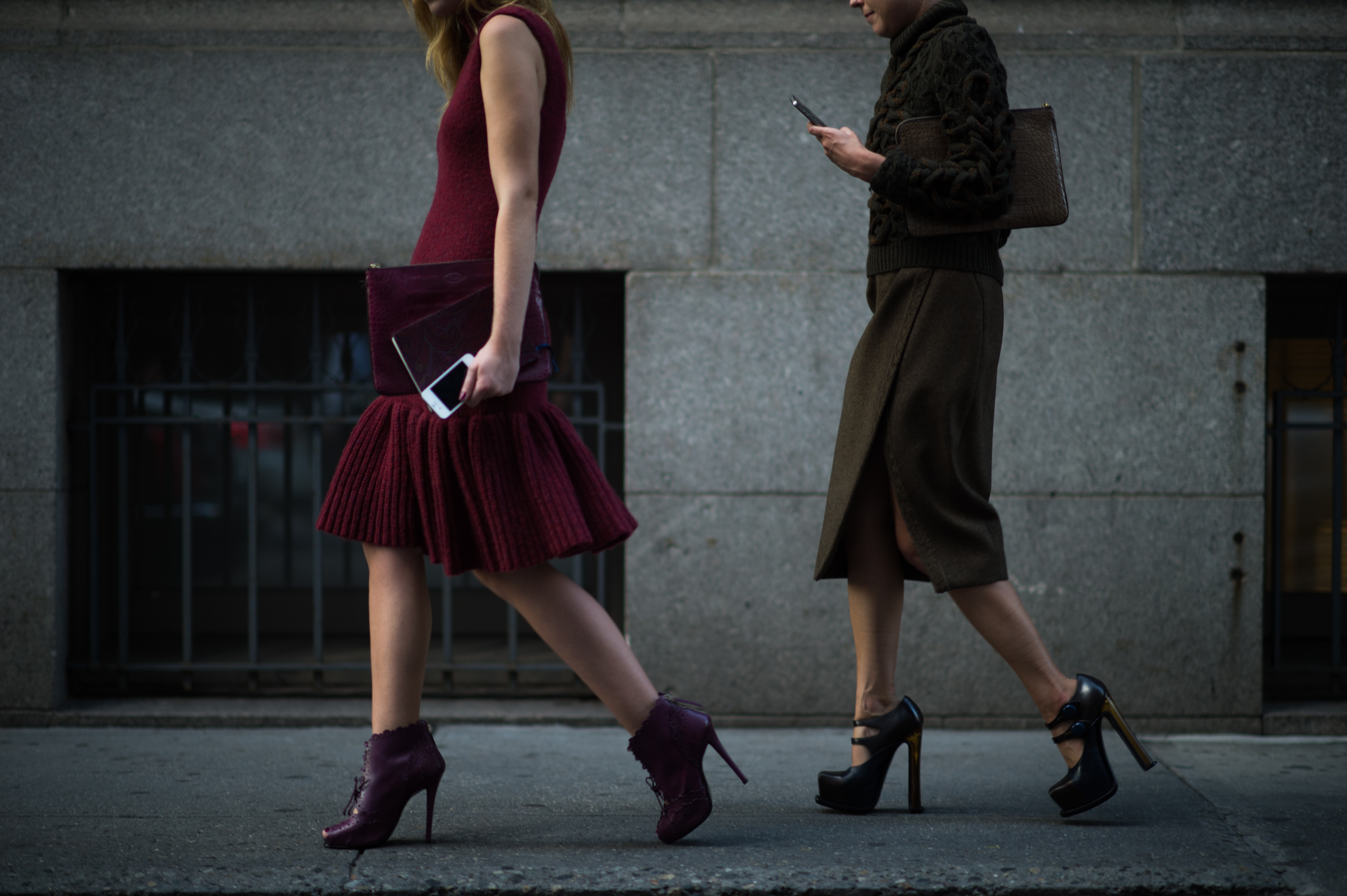 Two W Magazine interns in NYC